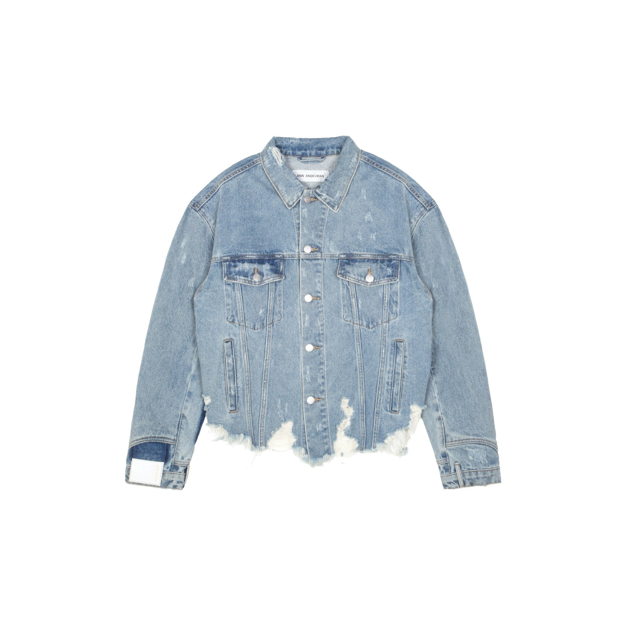 ANN ANDELMAN Blue Oversize Denim Jacket | MADA IN CHINA