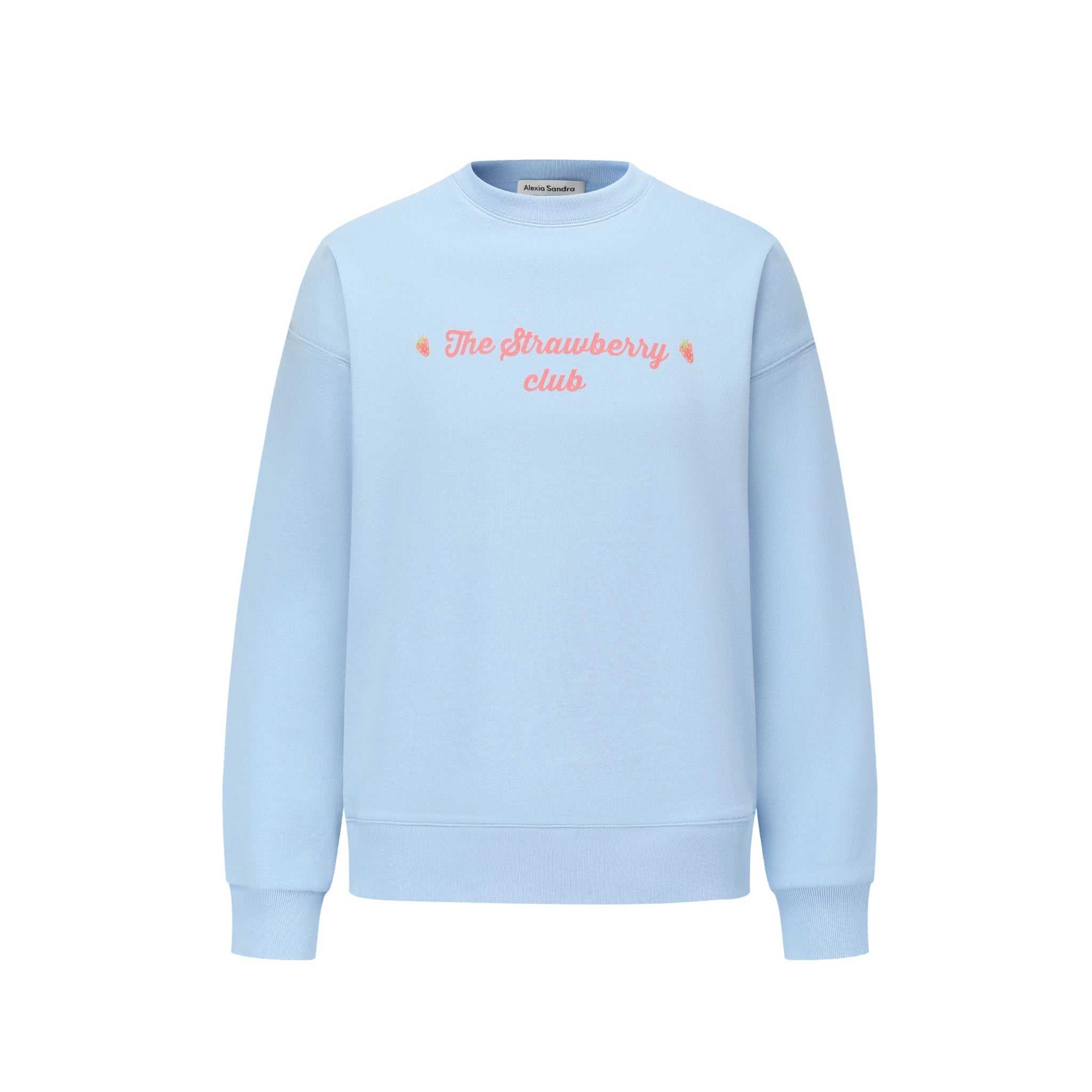 Alexia Sandra Blue Printing Strawberry Sweatshirt | MADA IN CHINA