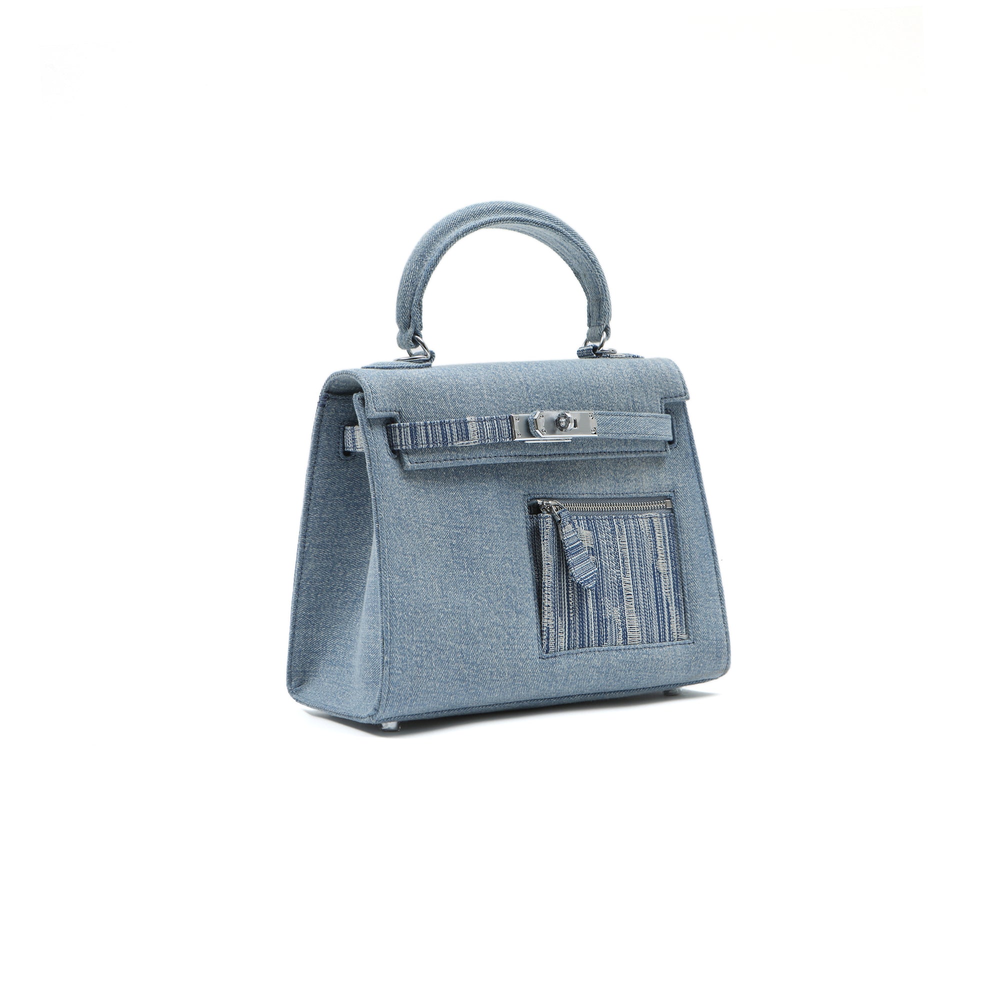 MARGIN GOODS Blue Pure Stitch Assemble Bag | MADA IN CHINA