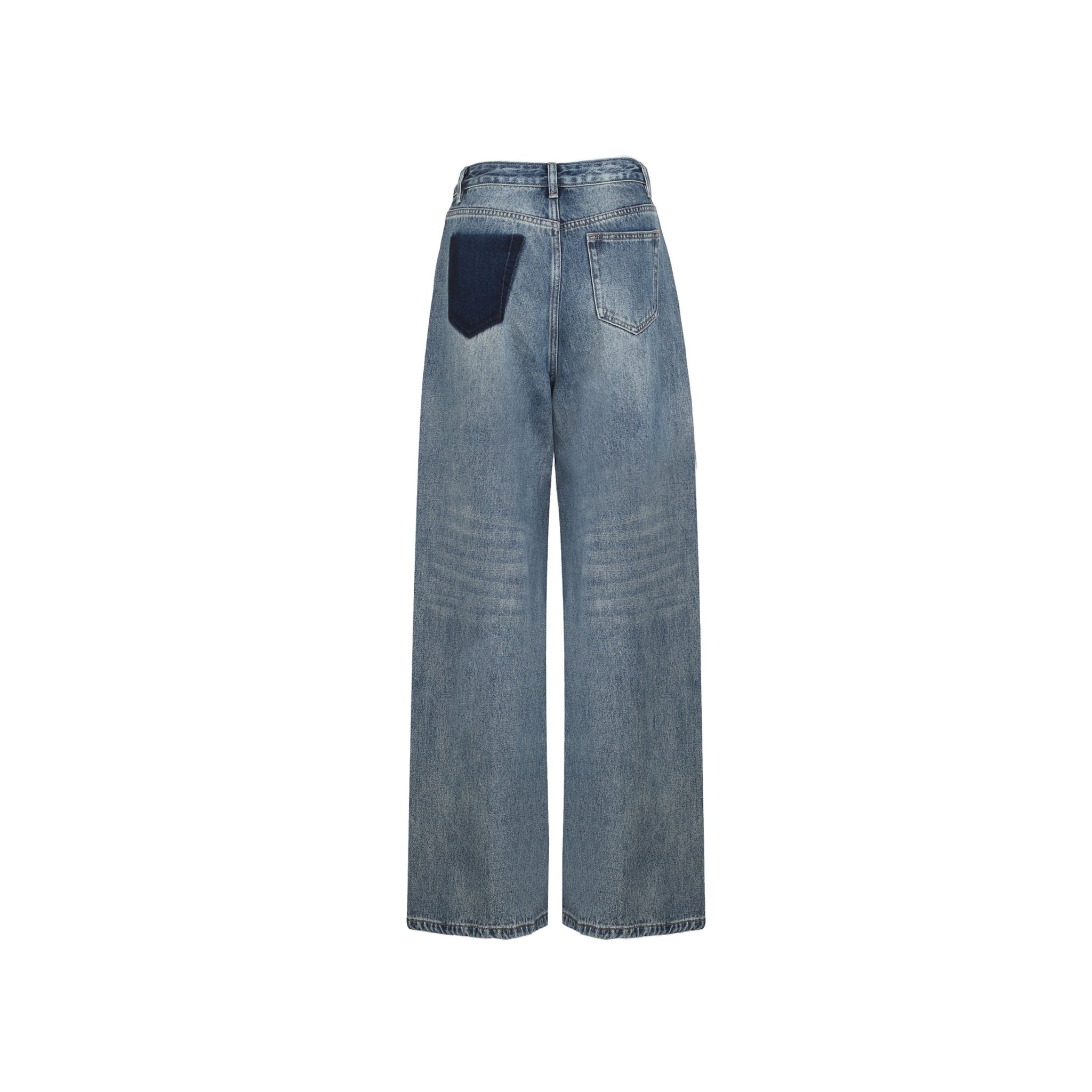 ANN ANDELMAN Blue Ultra Wide-Leg Jeans | MADA IN CHINA