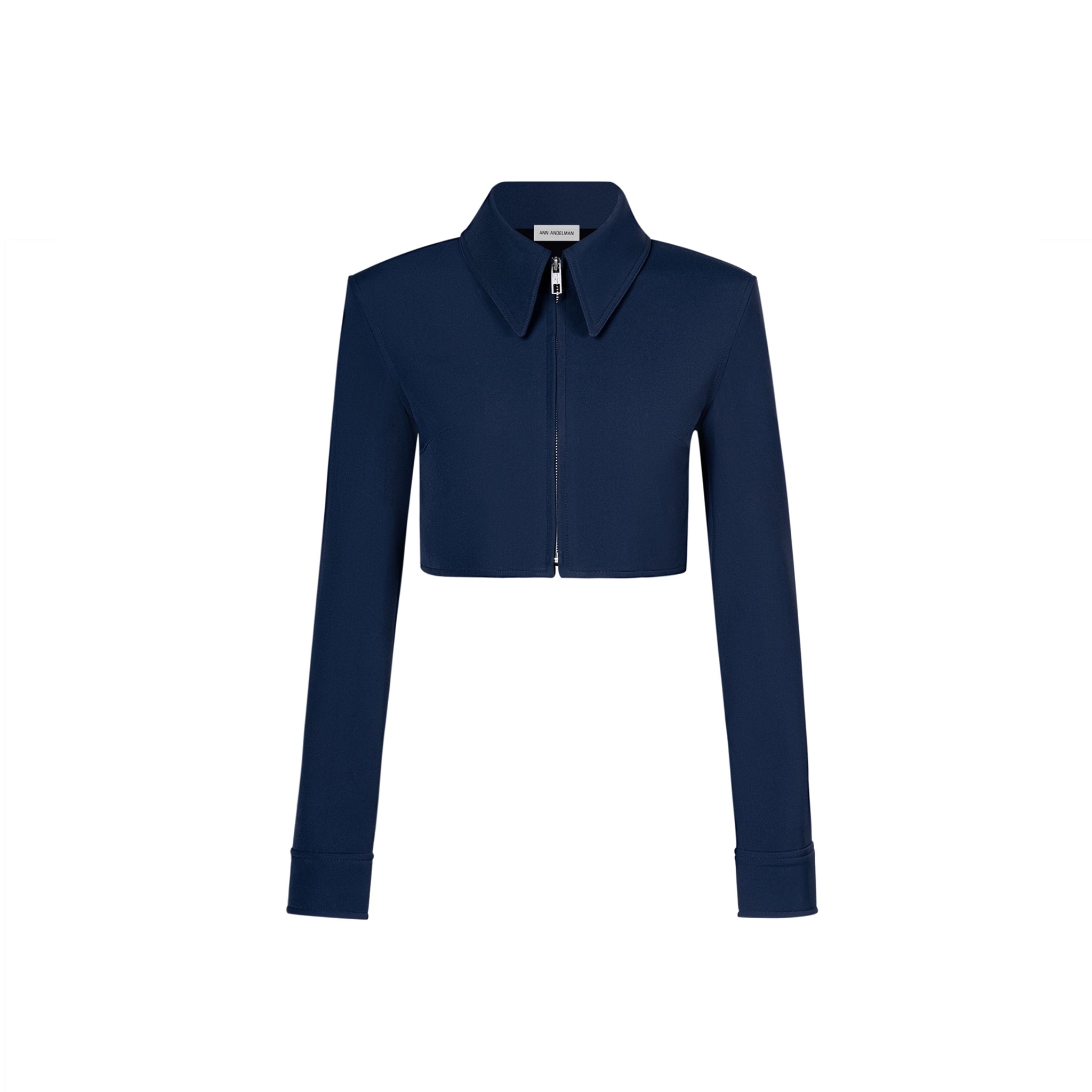 Blue Retro Short Jacket | MADAX