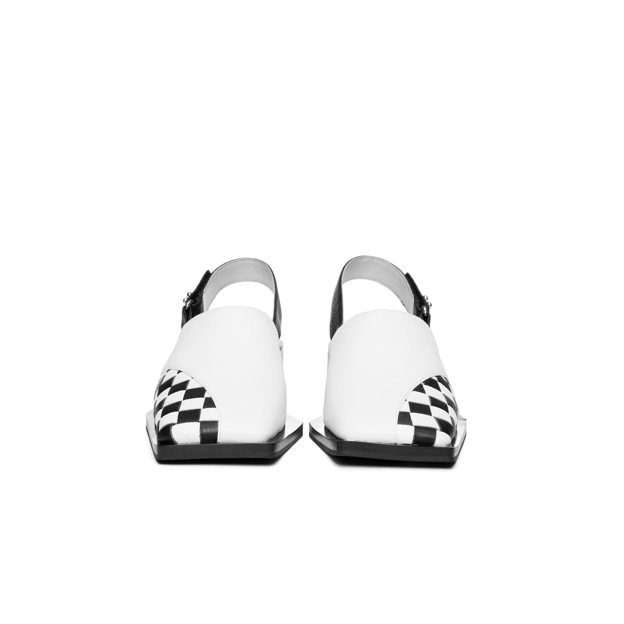 LOST IN ECHO Braided Square Adjustable Sandals | MADA IN CHINA