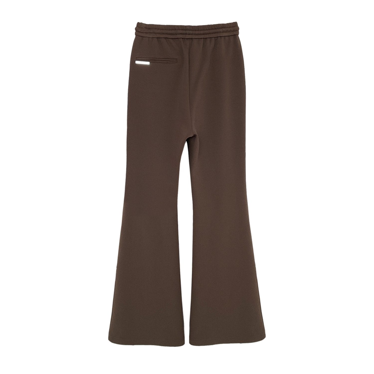 SOMESOWE Brown Casual Slim Bootcut Pants | MADA IN CHINA