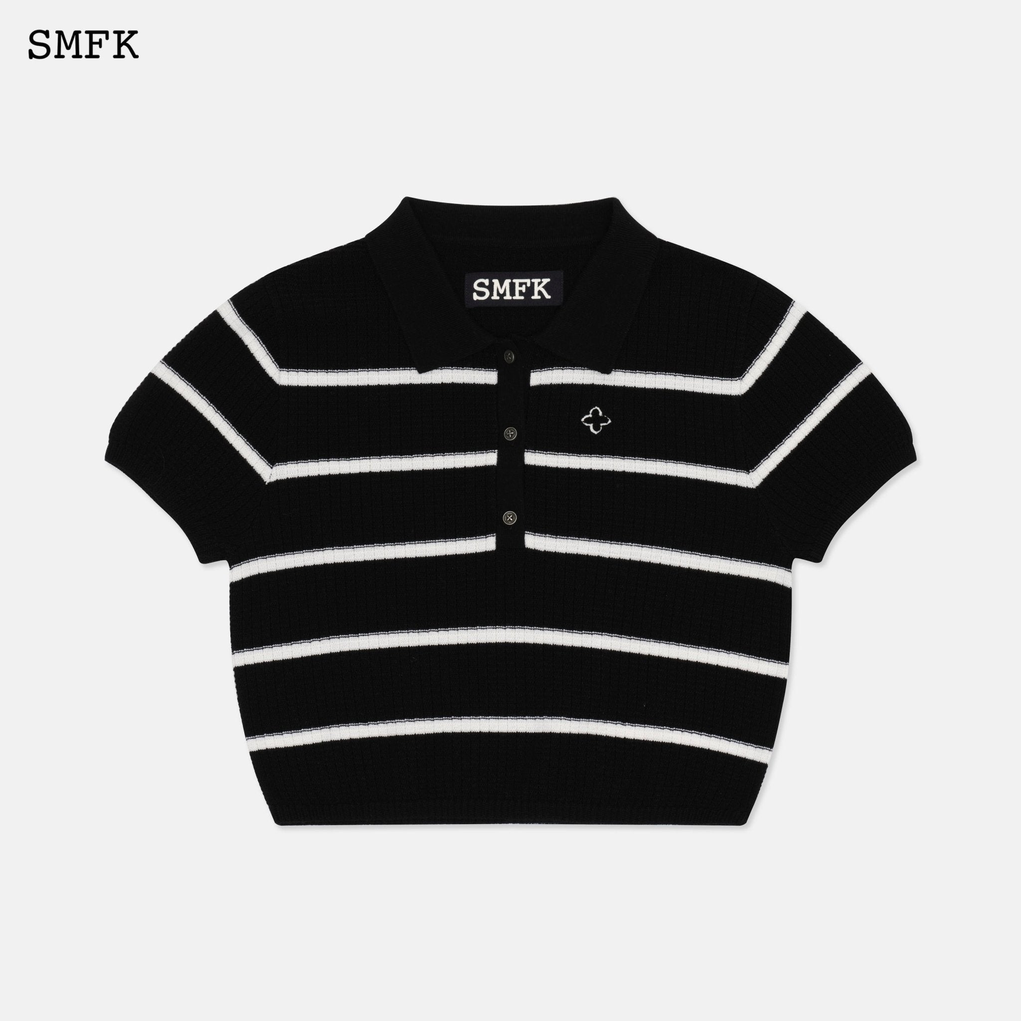 SMFK Campus Black Stripe Polo | MADA IN CHINA