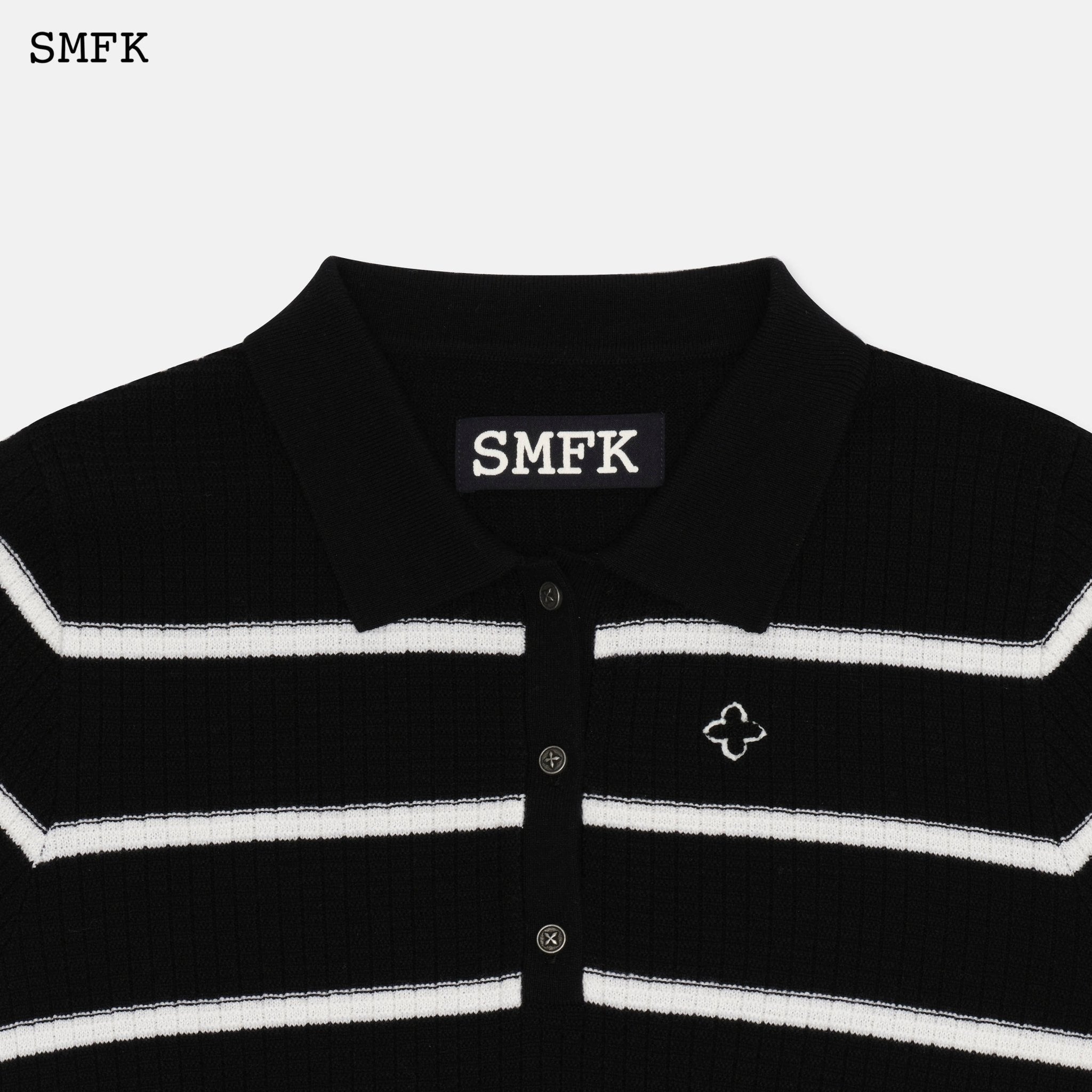 SMFK Campus Black Stripe Polo | MADA IN CHINA