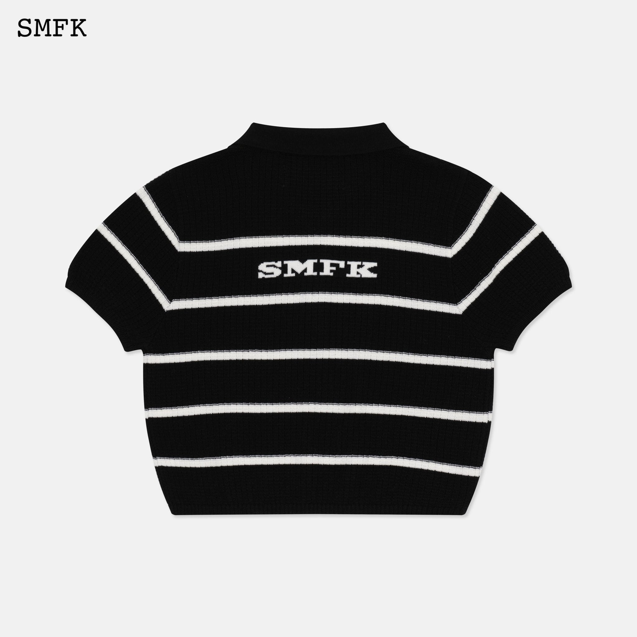 SMFK Campus Black Stripe Polo | MADA IN CHINA