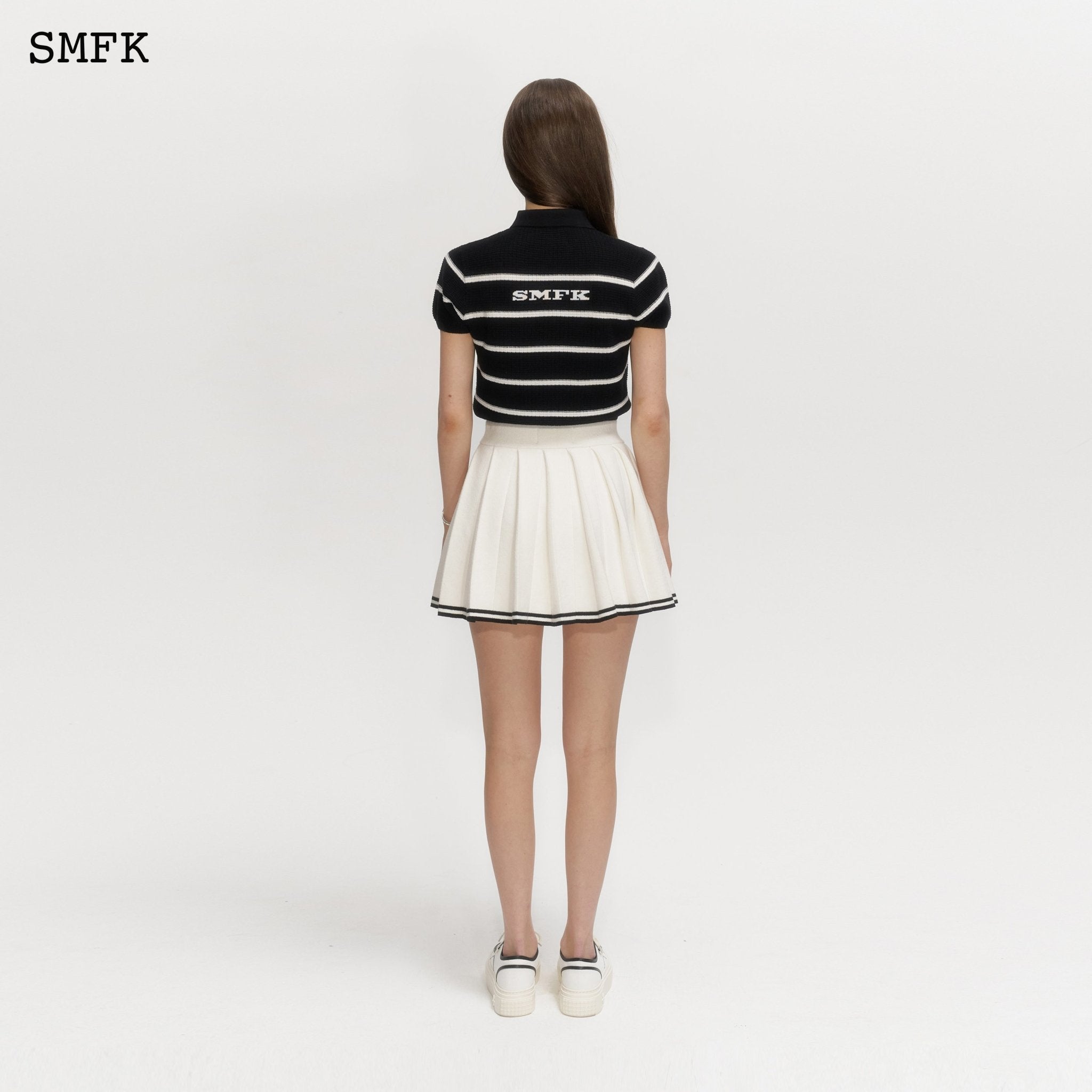 SMFK Campus Black Stripe Polo | MADA IN CHINA