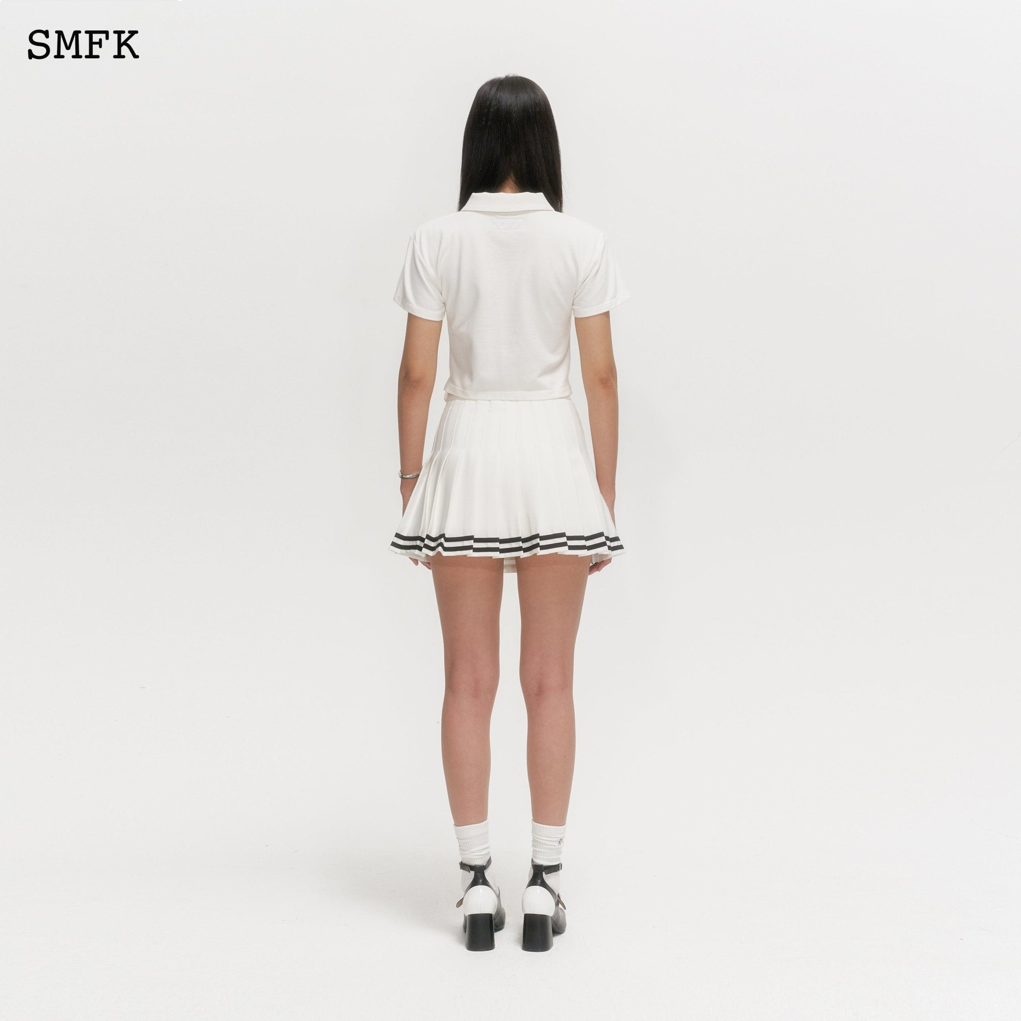 SMFK Campus White Polo | MADA IN CHINA