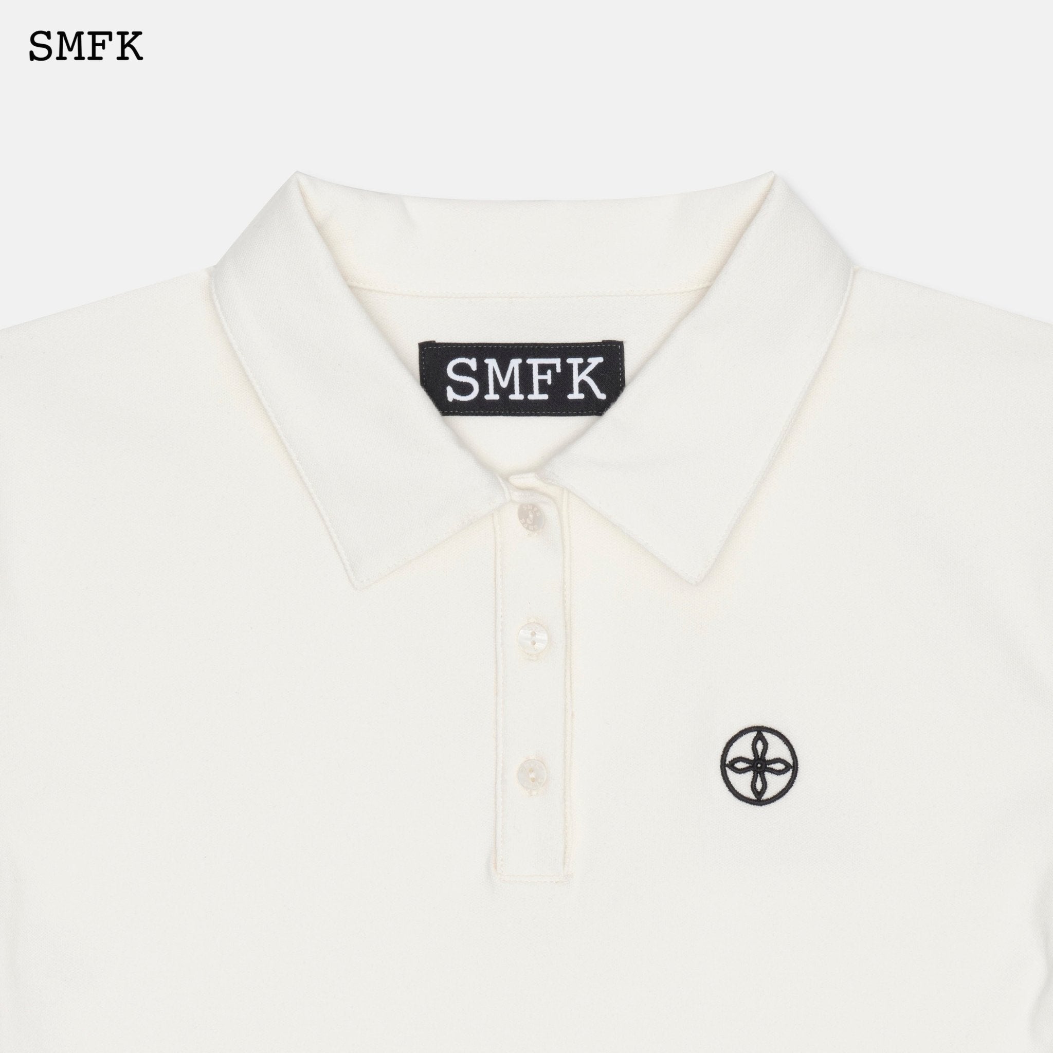 SMFK Campus White Polo | MADA IN CHINA