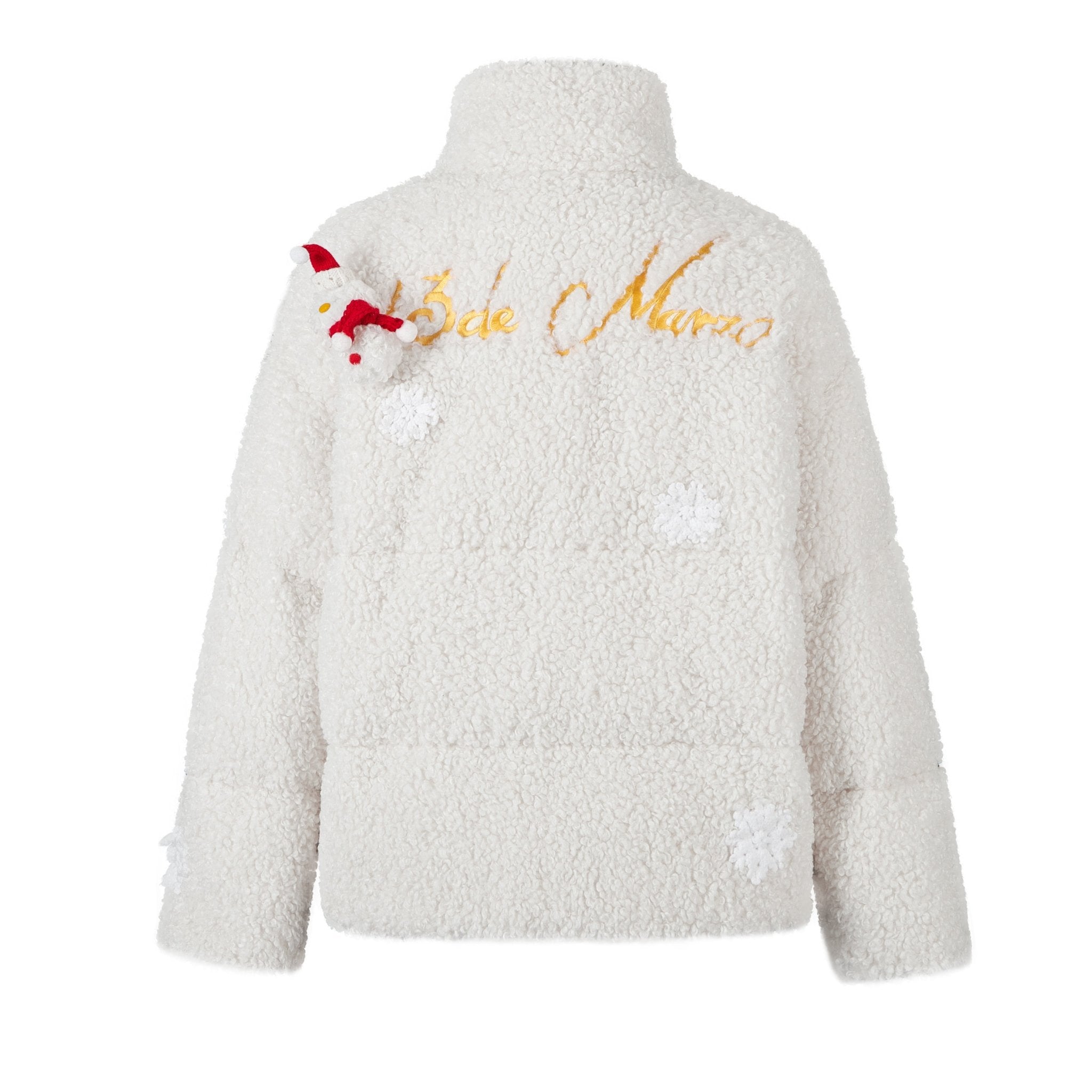 13DE MARZO Christmas Snowman Bear Fleece Coat | MADA IN CHINA