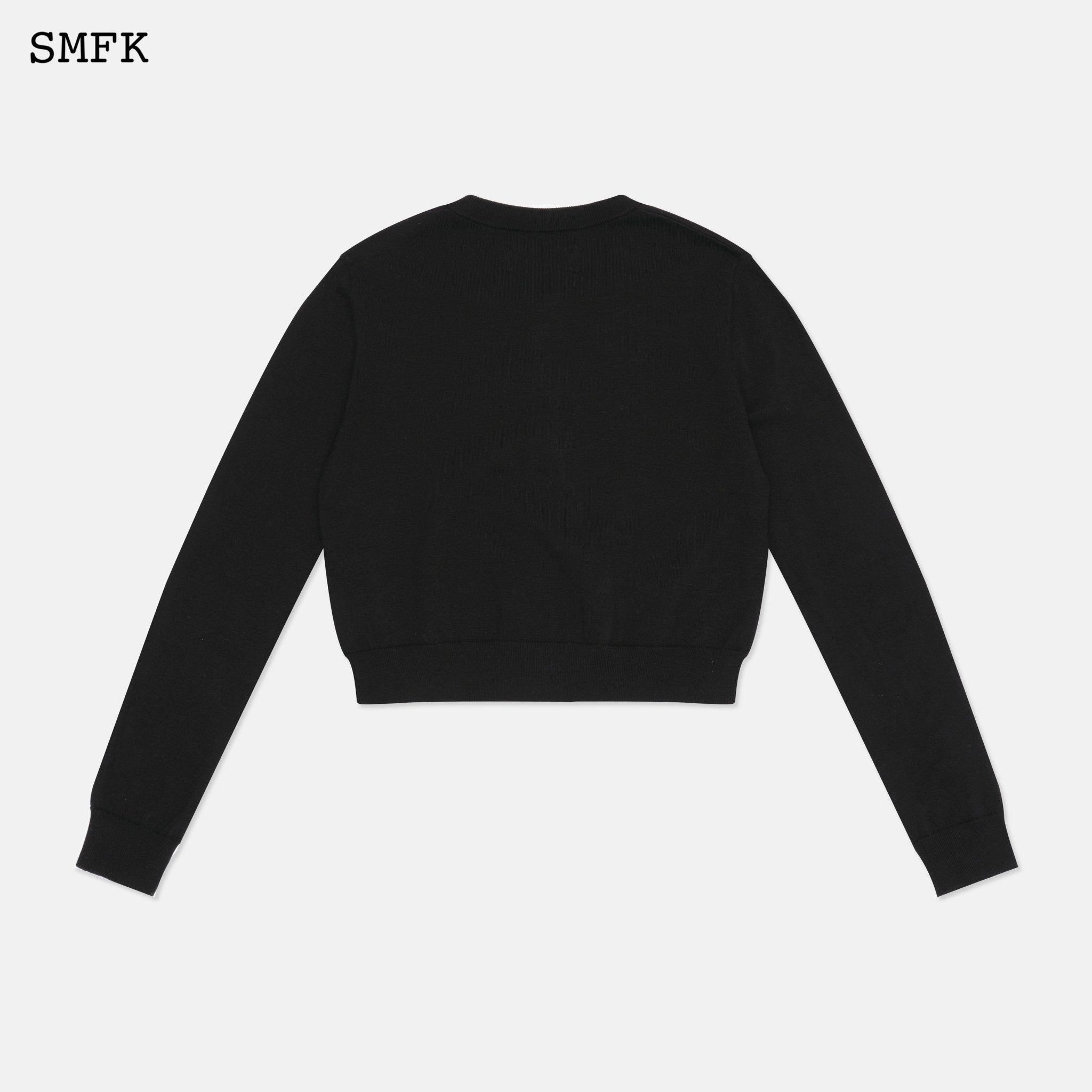 SMFK Compass Academy Black Knitted Cardigan | MADA IN CHINA