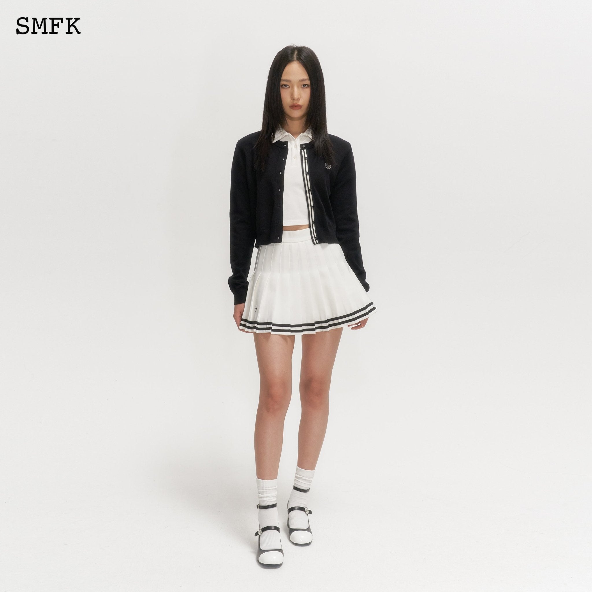 SMFK Compass Academy Black Knitted Cardigan | MADA IN CHINA