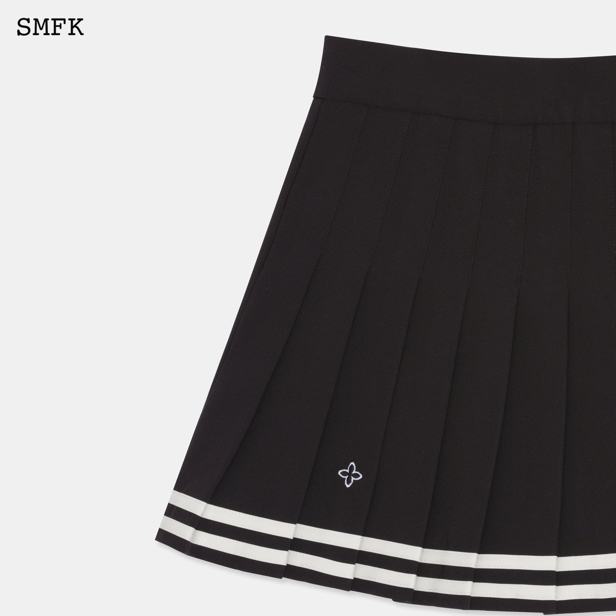 SMFK Compass Academy Black Pleated Skirt | MADA IN CHINA