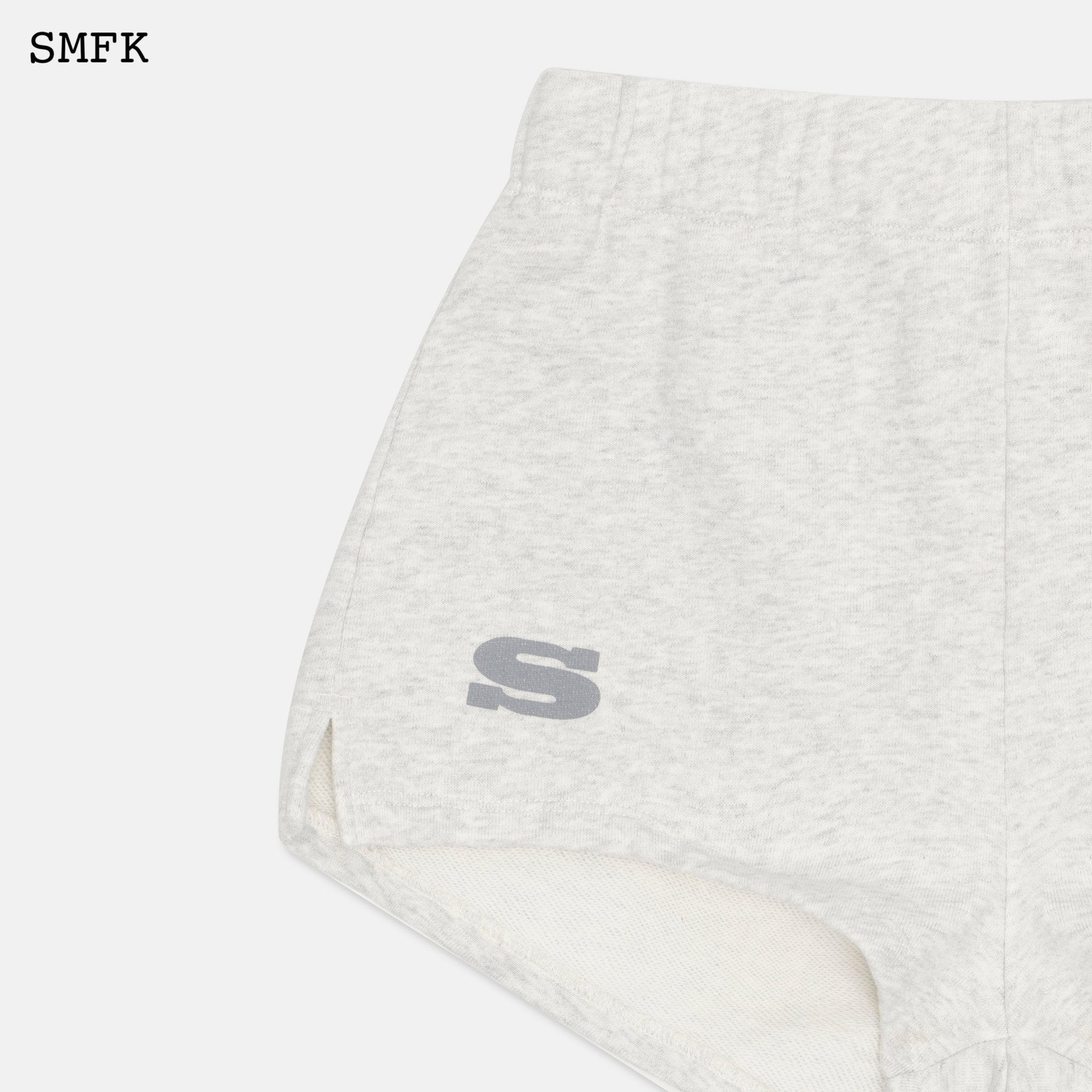 SMFK Compass Academy Light Grey Short Jogging Pants | MADA IN CHINA