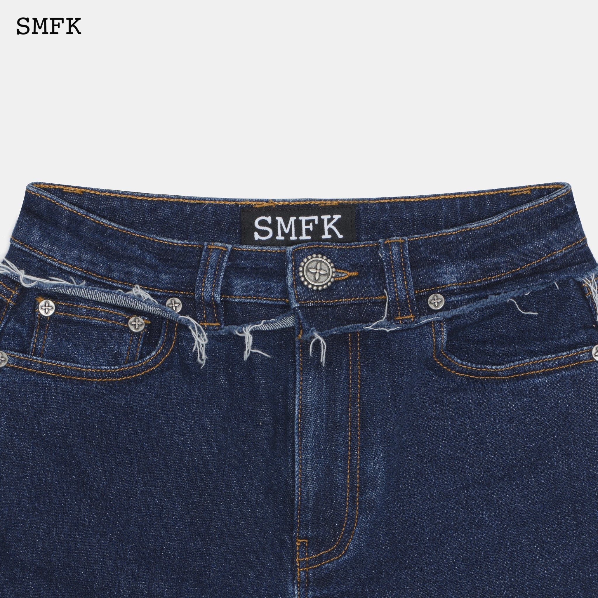 SMFK Compass Academy Navy Short Jeans | MADA IN CHINA