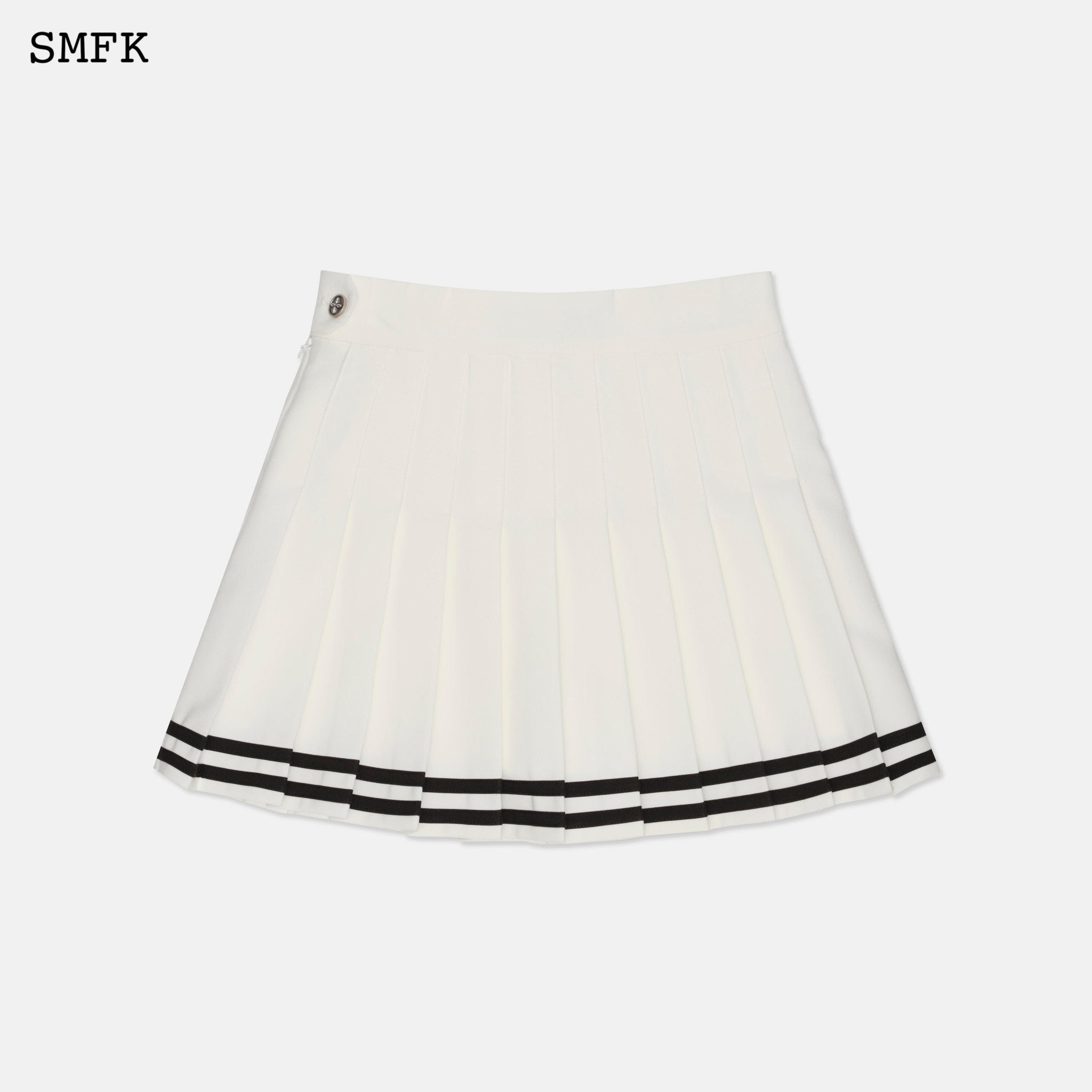 SMFK Compass Academy White Pleated Skirt | MADA IN CHINA