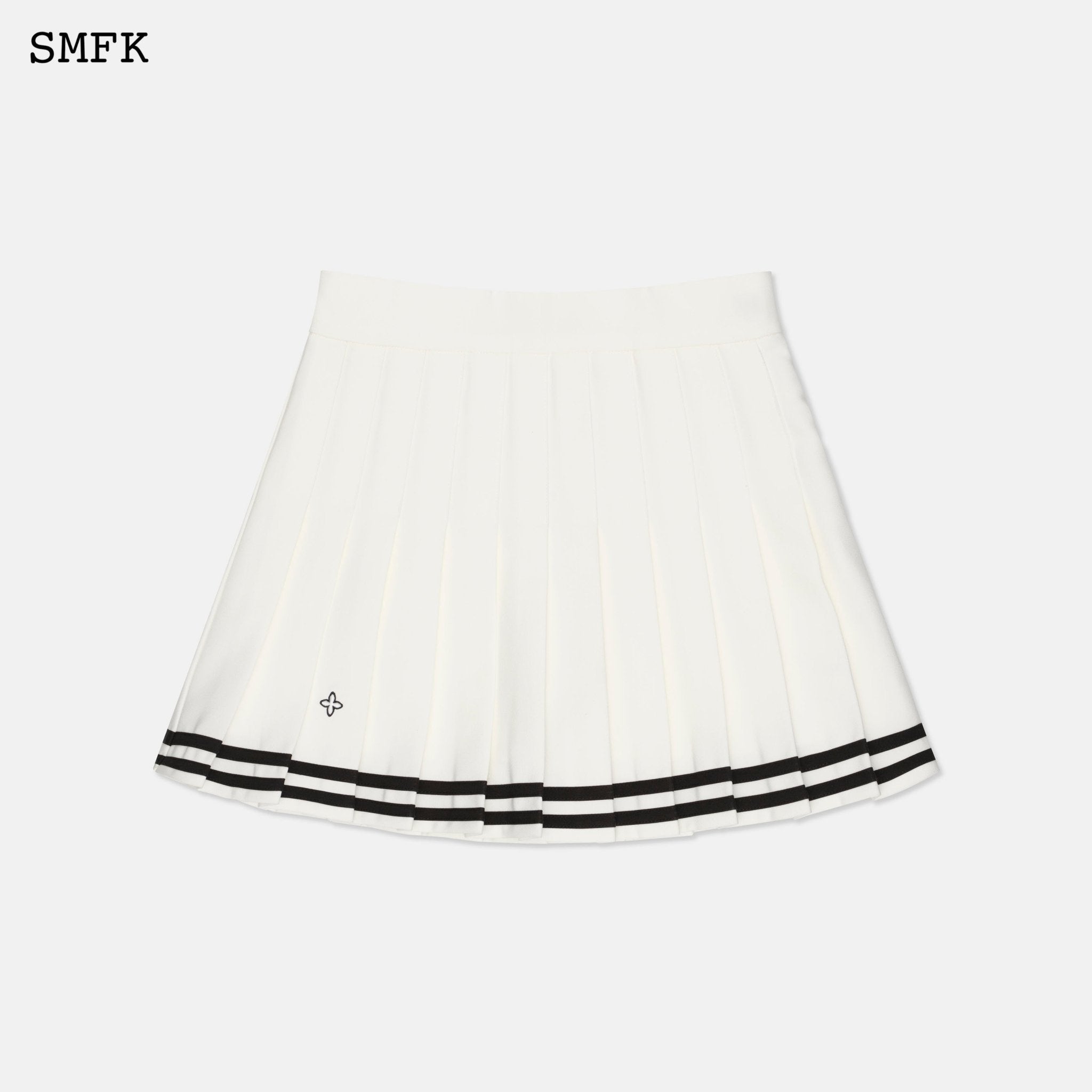 SMFK Compass Academy White Pleated Skirt | MADA IN CHINA