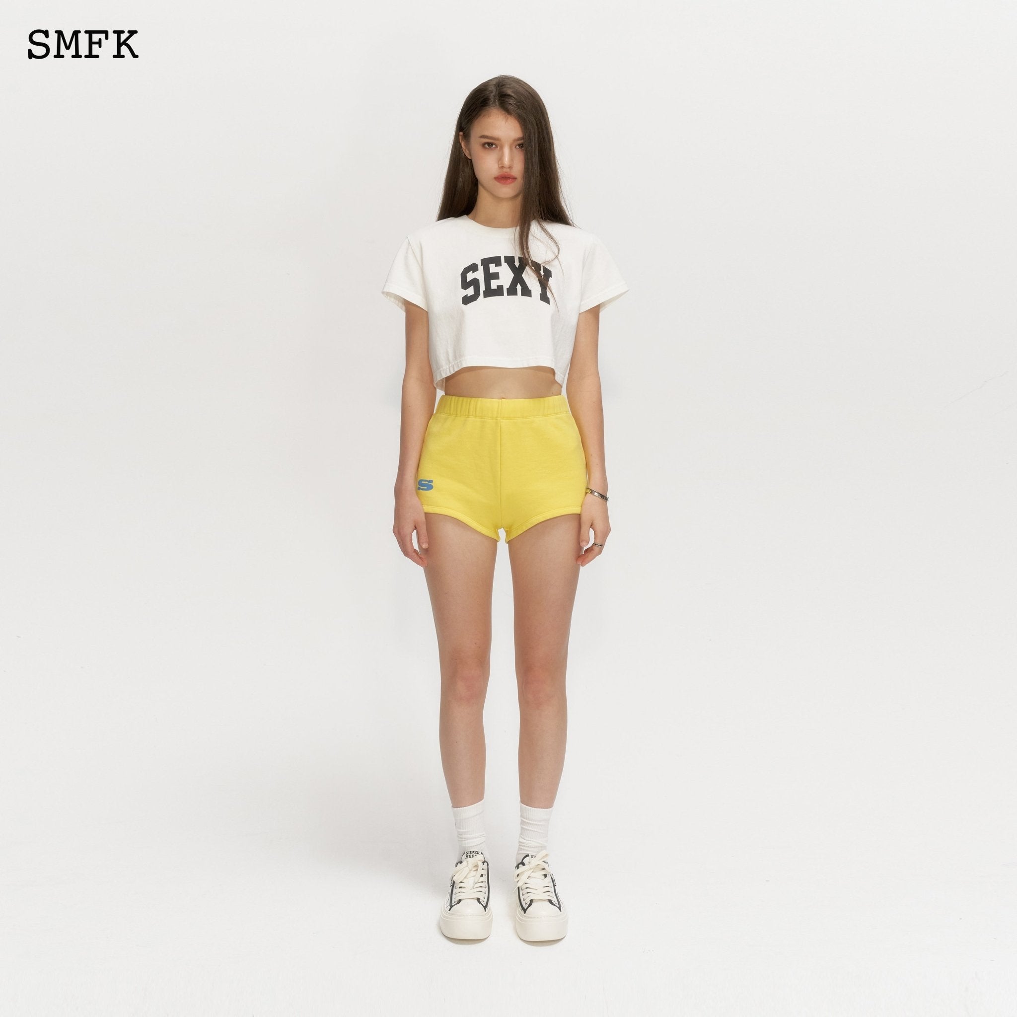 SMFK Compass Academy Yellow Short Jogging Pants | MADA IN CHINA