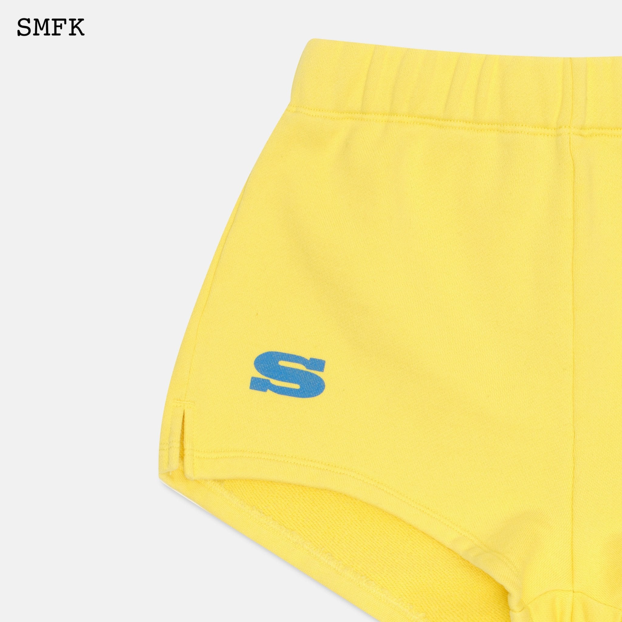 SMFK Compass Academy Yellow Short Jogging Pants | MADA IN CHINA