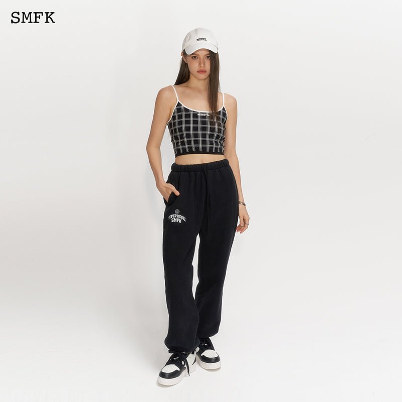 SMFK Compass Black Jogging Pants | MADA IN CHINA