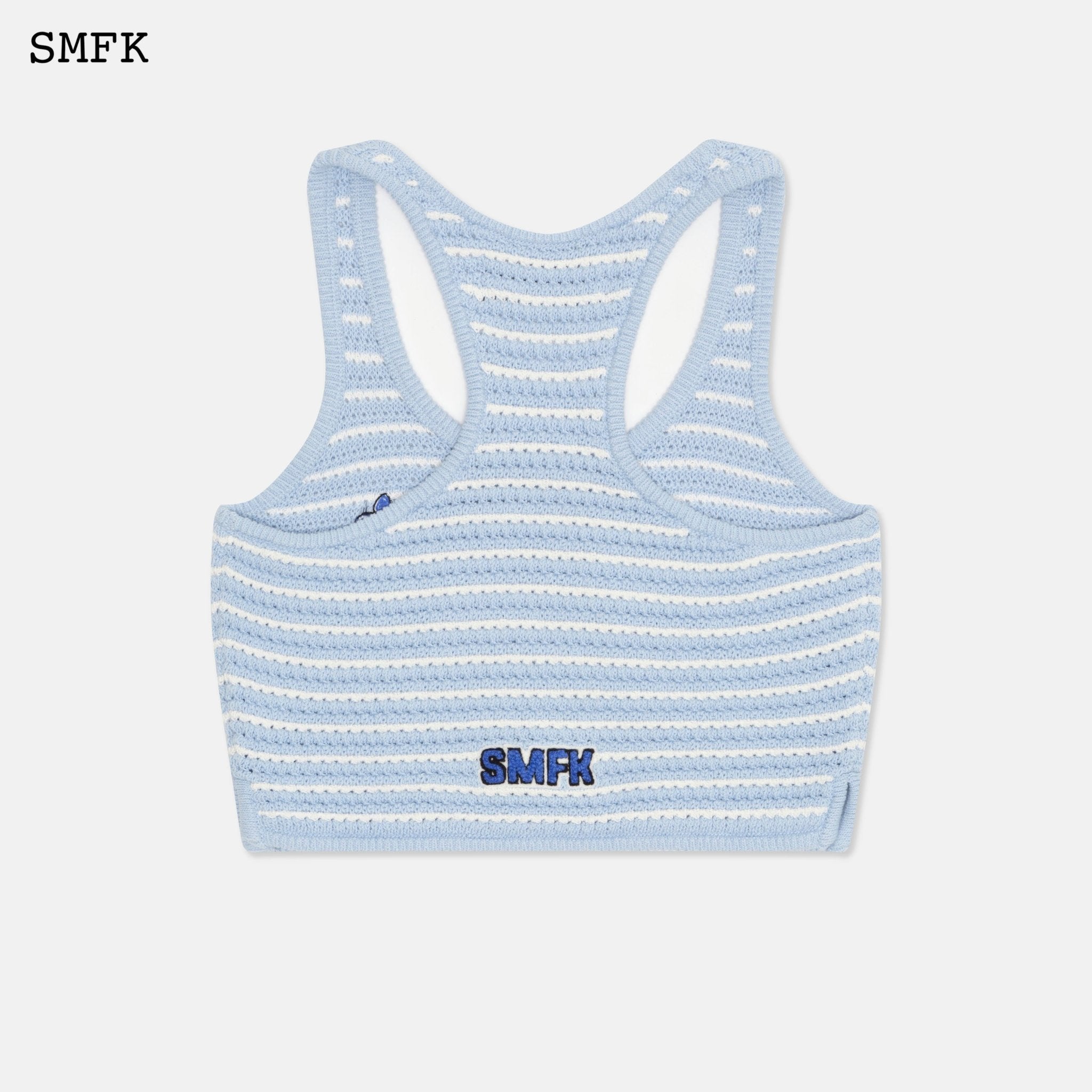 SMFK Compass Blue Stripe Vest | MADA IN CHINA