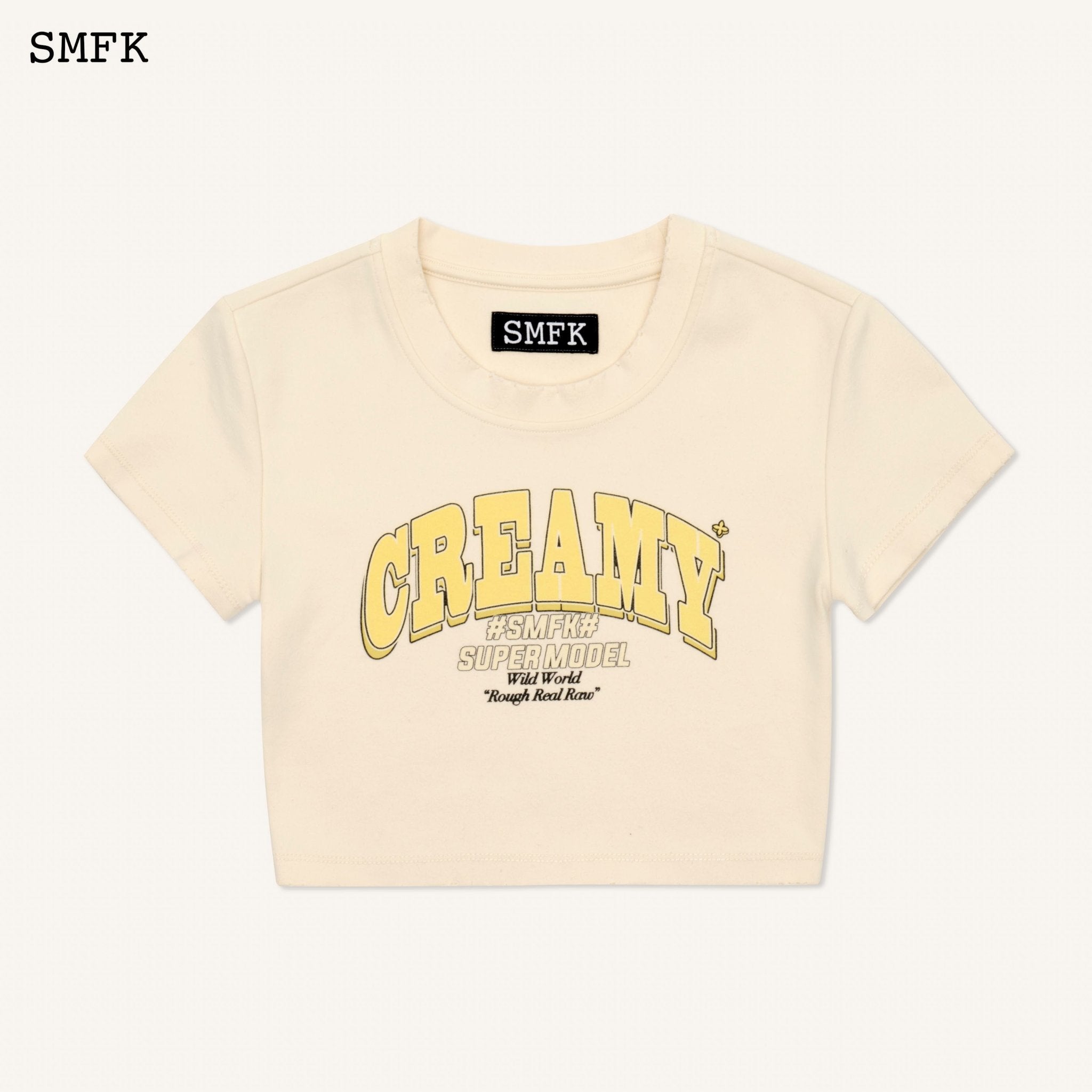 SMFK Compass Campus Dance Club Cream Short Tee | MADA IN CHINA