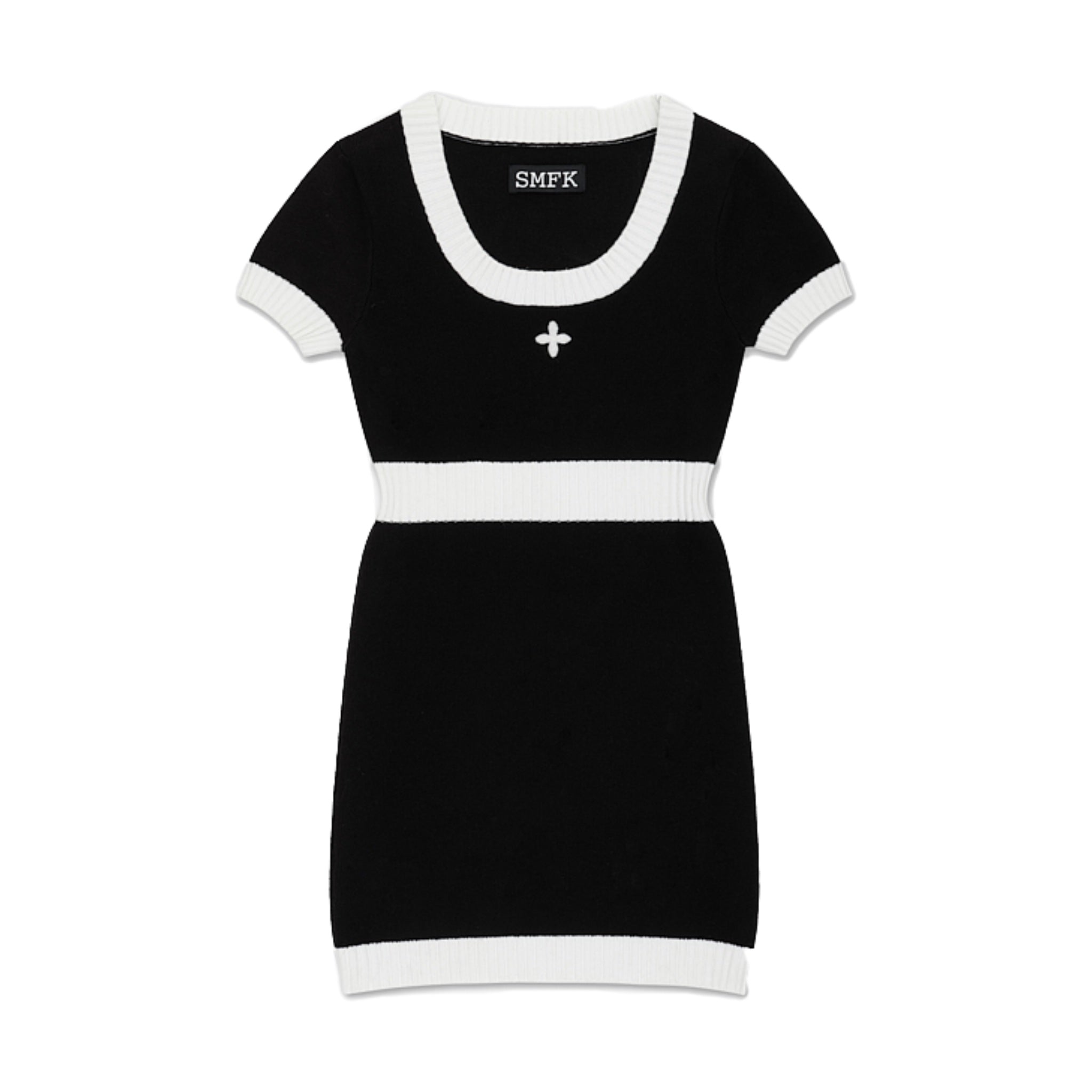 SMFK Compass Classic Cashmere Knit Dress Black | MADA IN CHINA