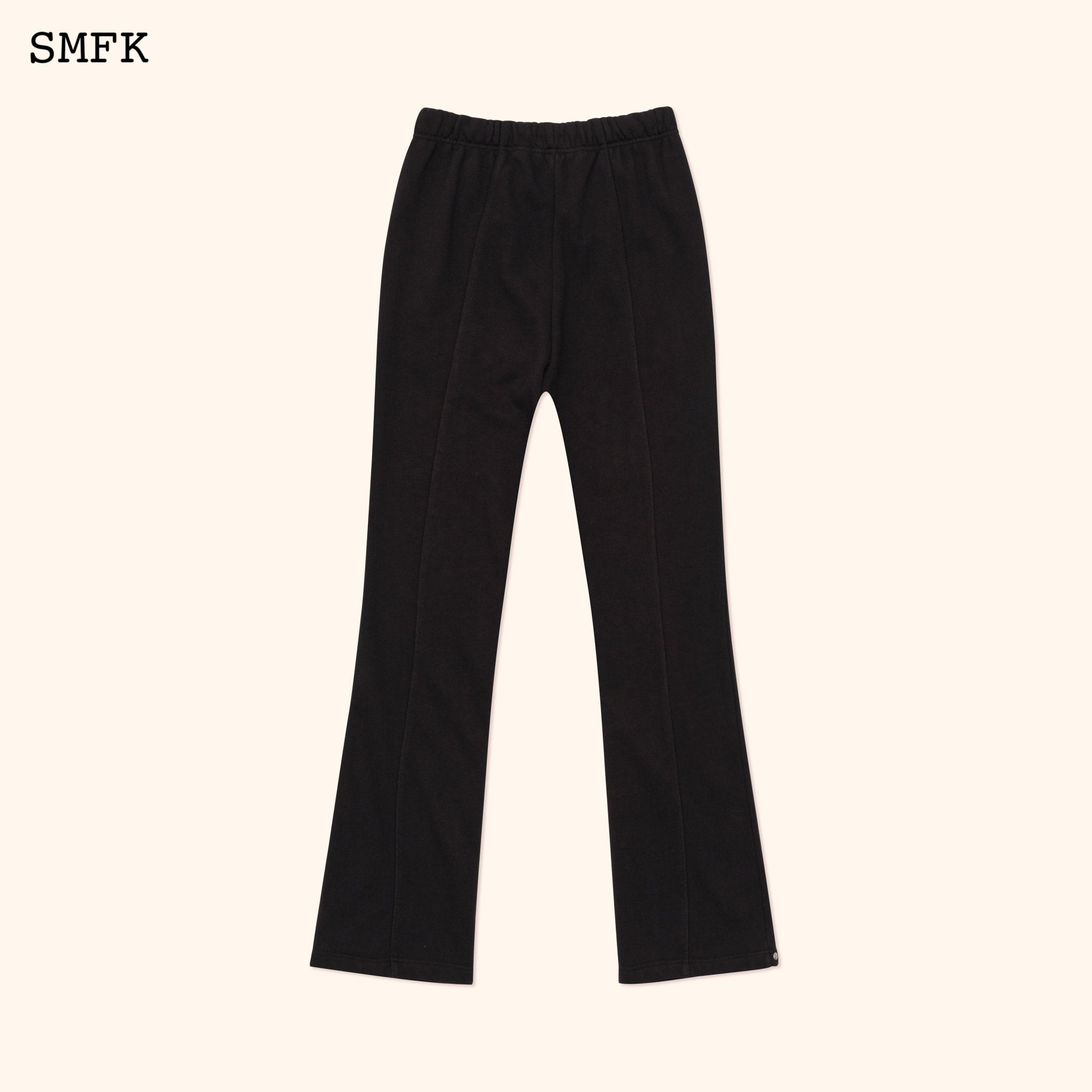 SMFK Compass Classic Cross Flared Sweatpants In Black | MADA IN CHINA