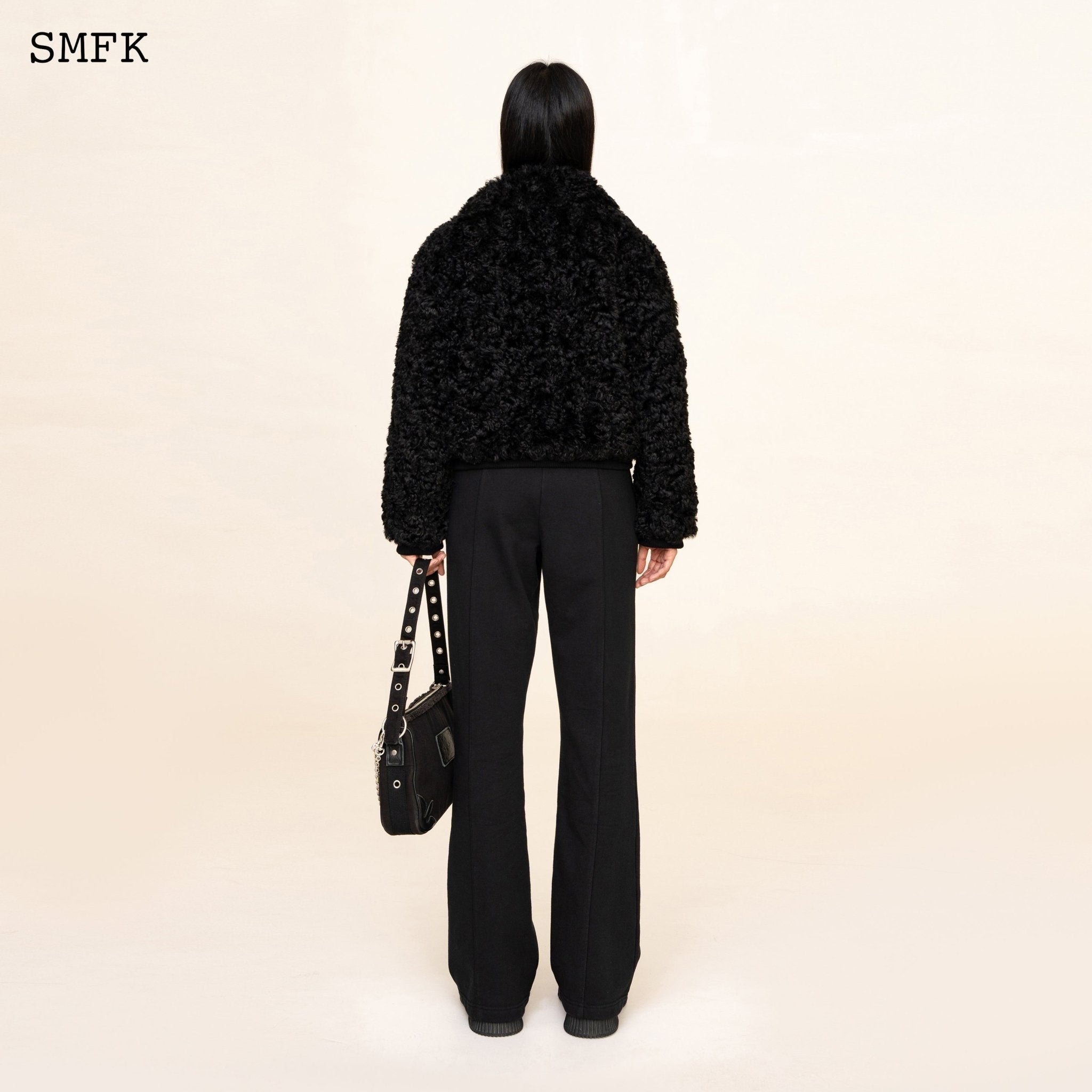 SMFK Compass Classic Cross Flared Sweatpants In Black | MADA IN CHINA