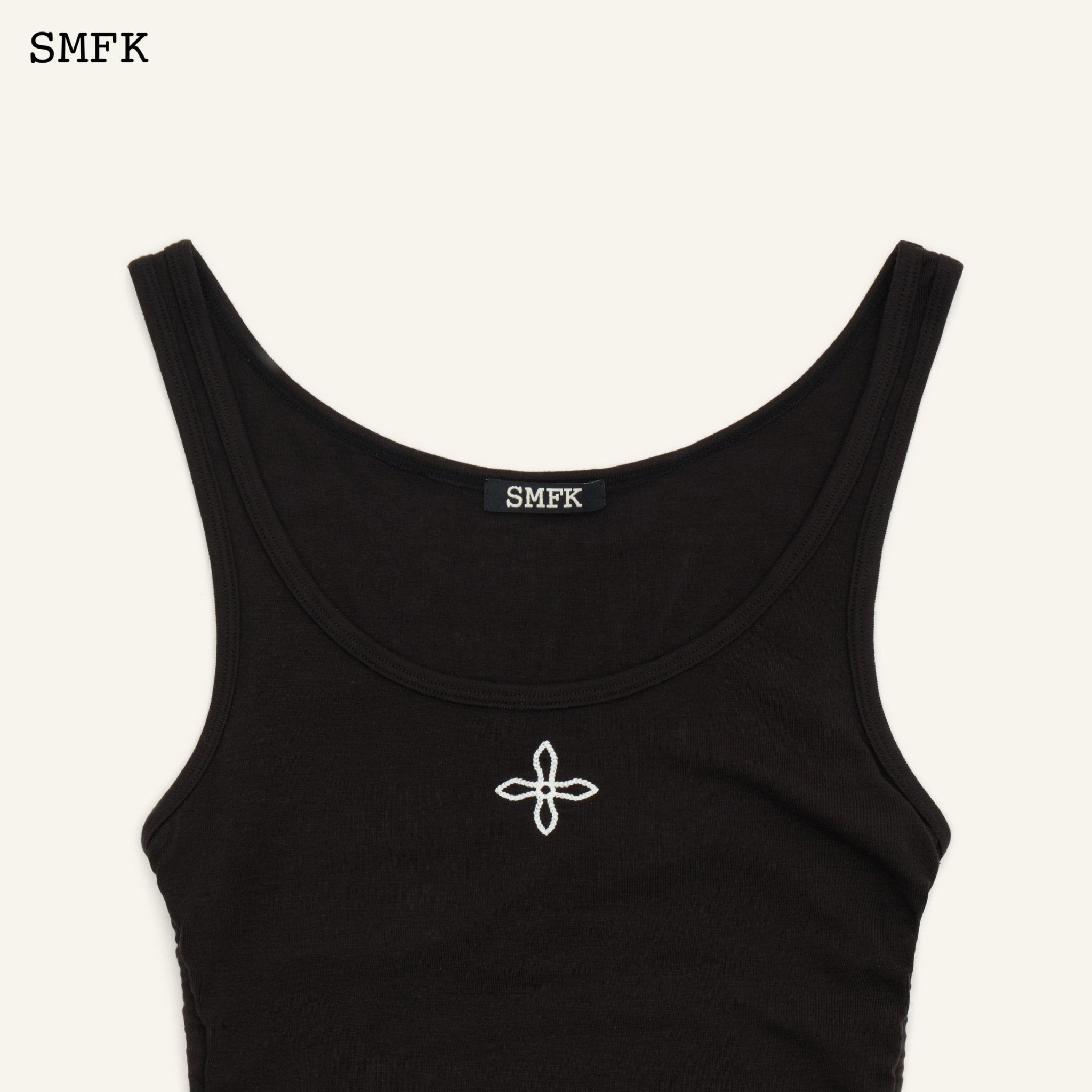 SMFK Compass Classic Shutter Sporty Vest In Black | MADA IN CHINA