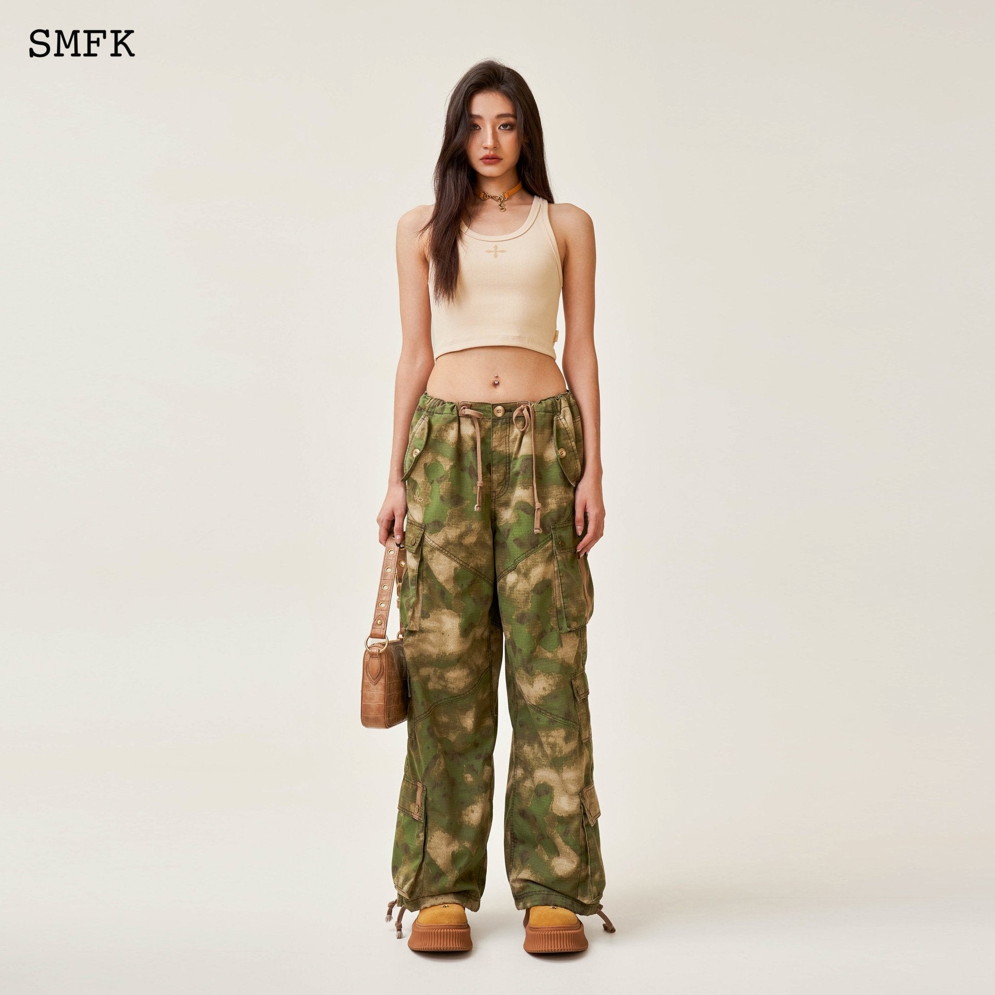 SMFK Compass Cobra Camouflage Paratrooper Pants | MADA IN CHINA