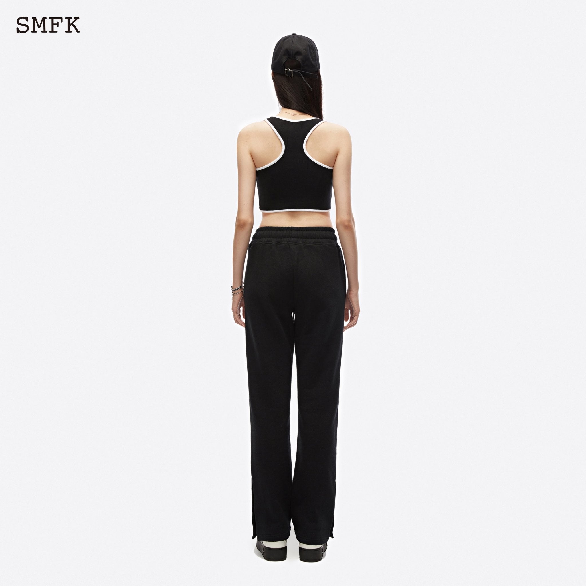 SMFK Compass Cross Biker Leggings Midnight Black | MADA IN CHINA