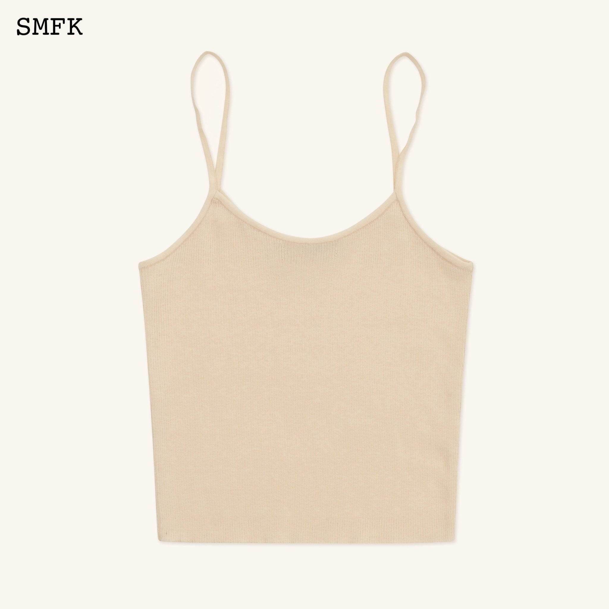 SMFK Compass Cross Classic Knitted Vest Top White | MADA IN CHINA