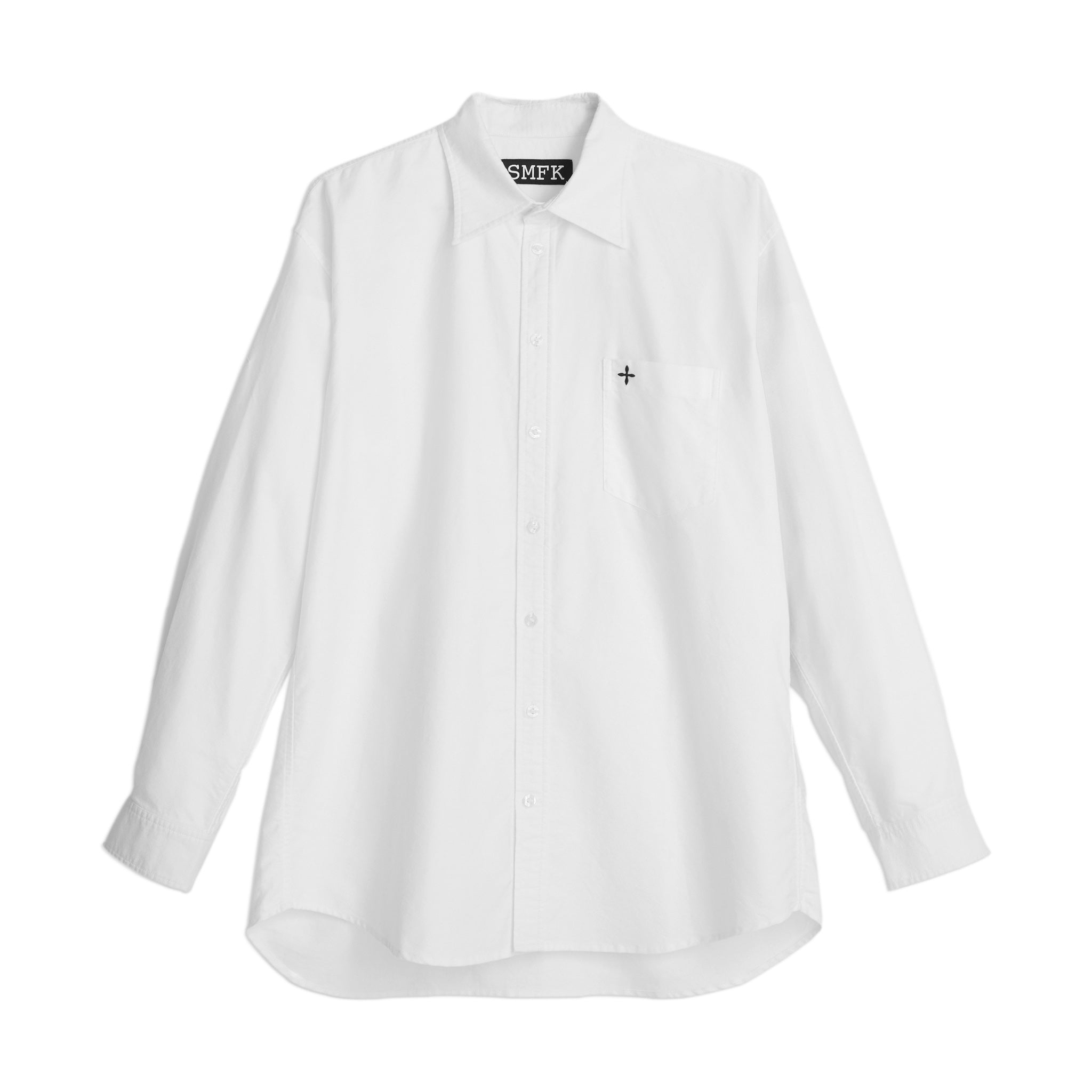 SMFK Compass Cross Classic Shirt Sky White | MADA IN CHINA