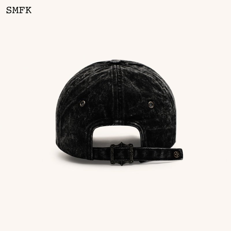 SMFK Compass Cross Denim Baseball Cap | MADA IN CHINA