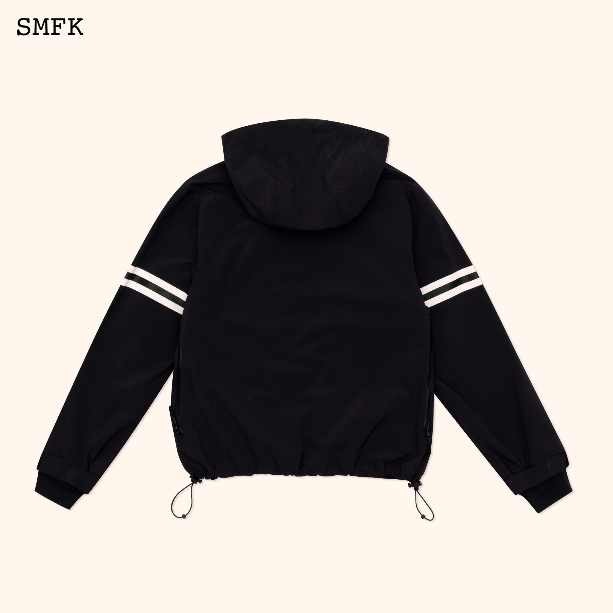 SMFK Compass Cross DNA Ski Snow Jacket In Black | MADA IN CHINA