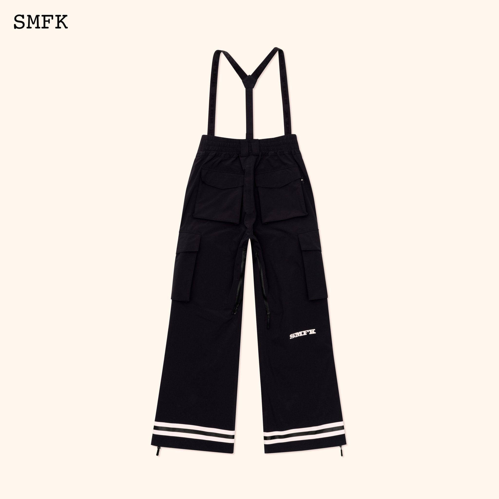 SMFK Compass Cross DNA Ski Snow Pants In Black | MADA IN CHINA