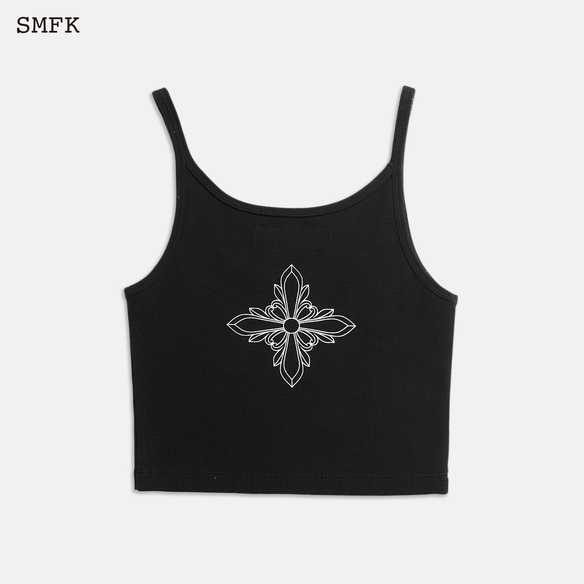 SMFK Compass Cross Retro Sports Undershirt Midnight Black | MADA IN CHINA