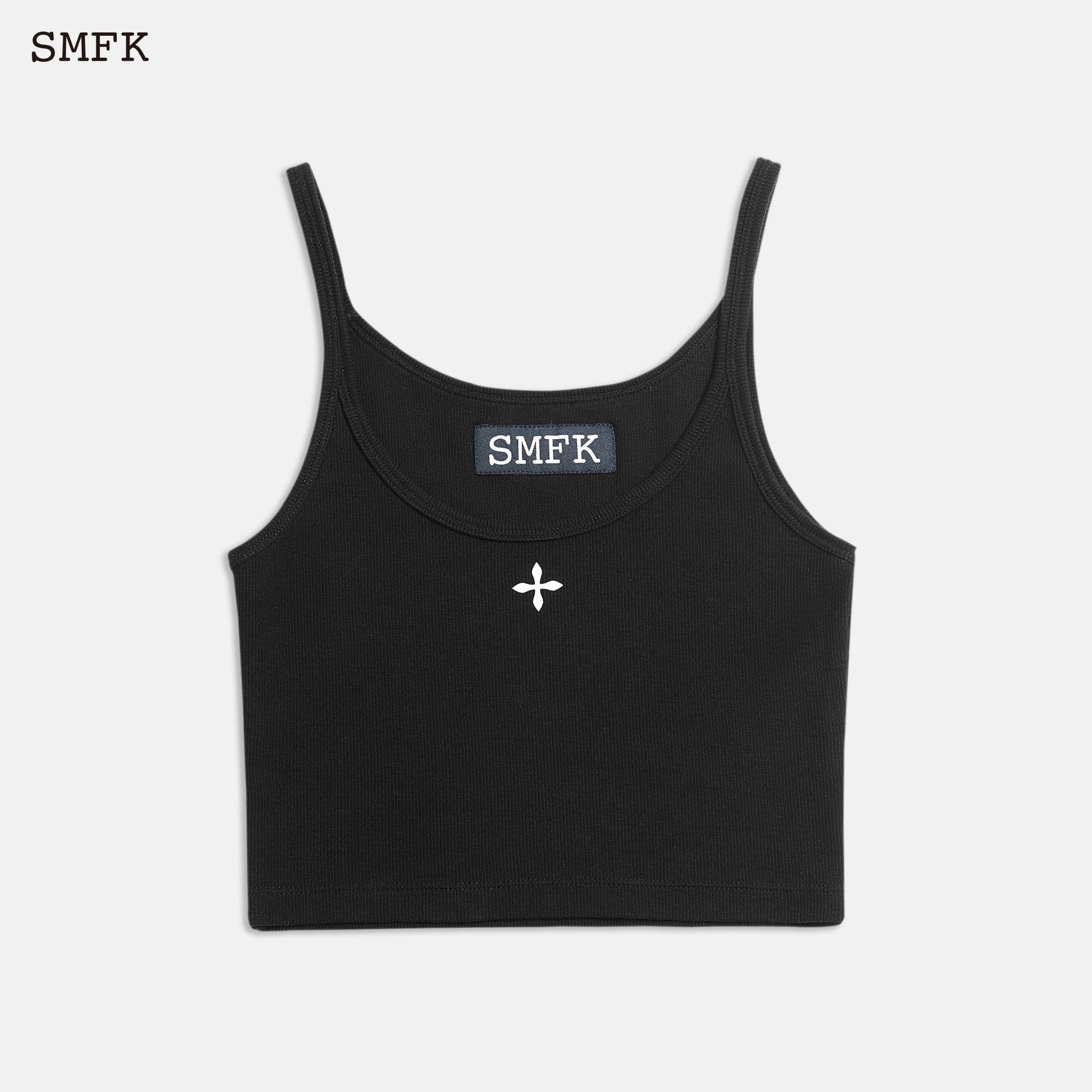 SMFK Compass Cross Retro Sports Undershirt Midnight Black | MADA IN CHINA