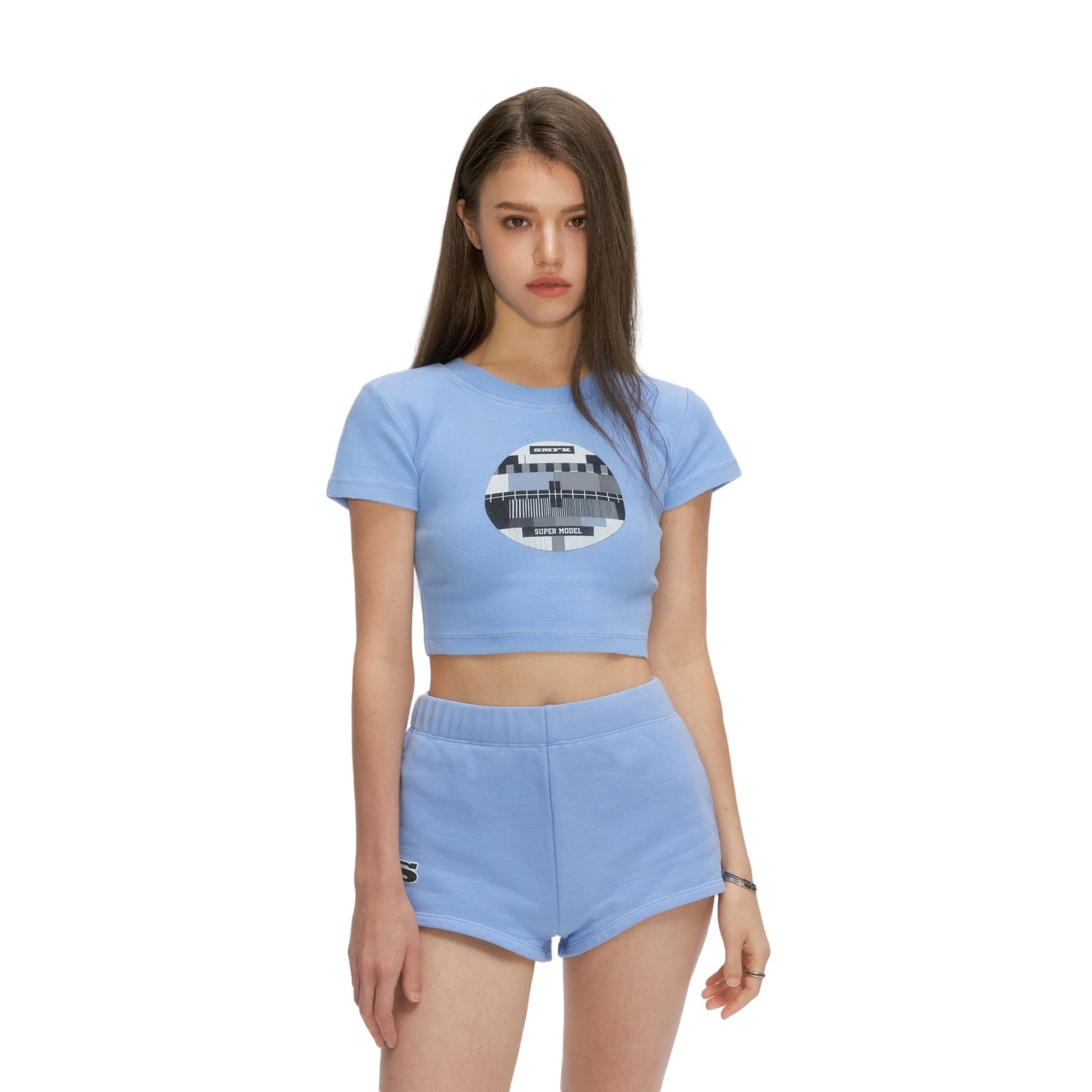 SMFK Compass Dancing Blue Short T-shirt | MADA IN CHINA