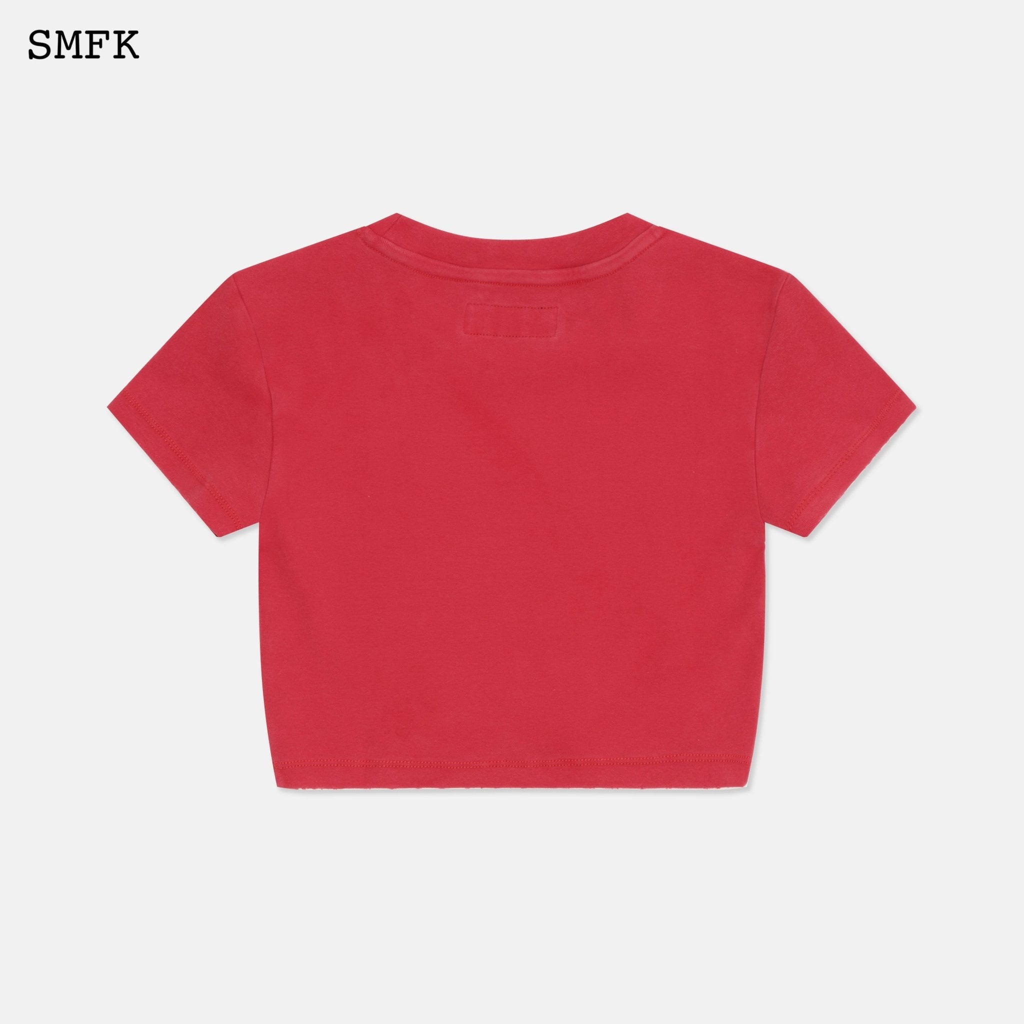 SMFK Compass Dancing Red Short T-shirt | MADA IN CHINA