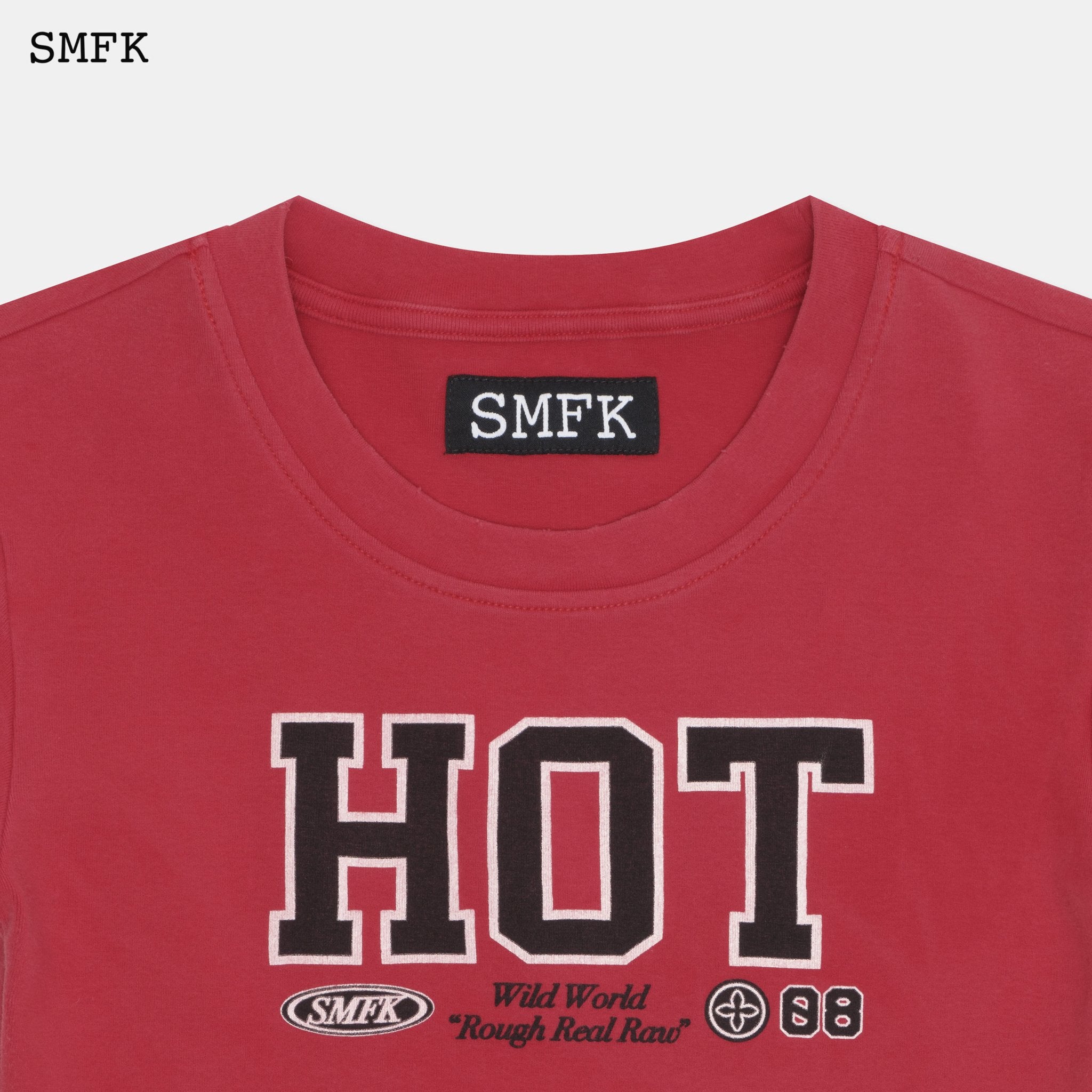 SMFK Compass Dancing Red Short T-shirt | MADA IN CHINA