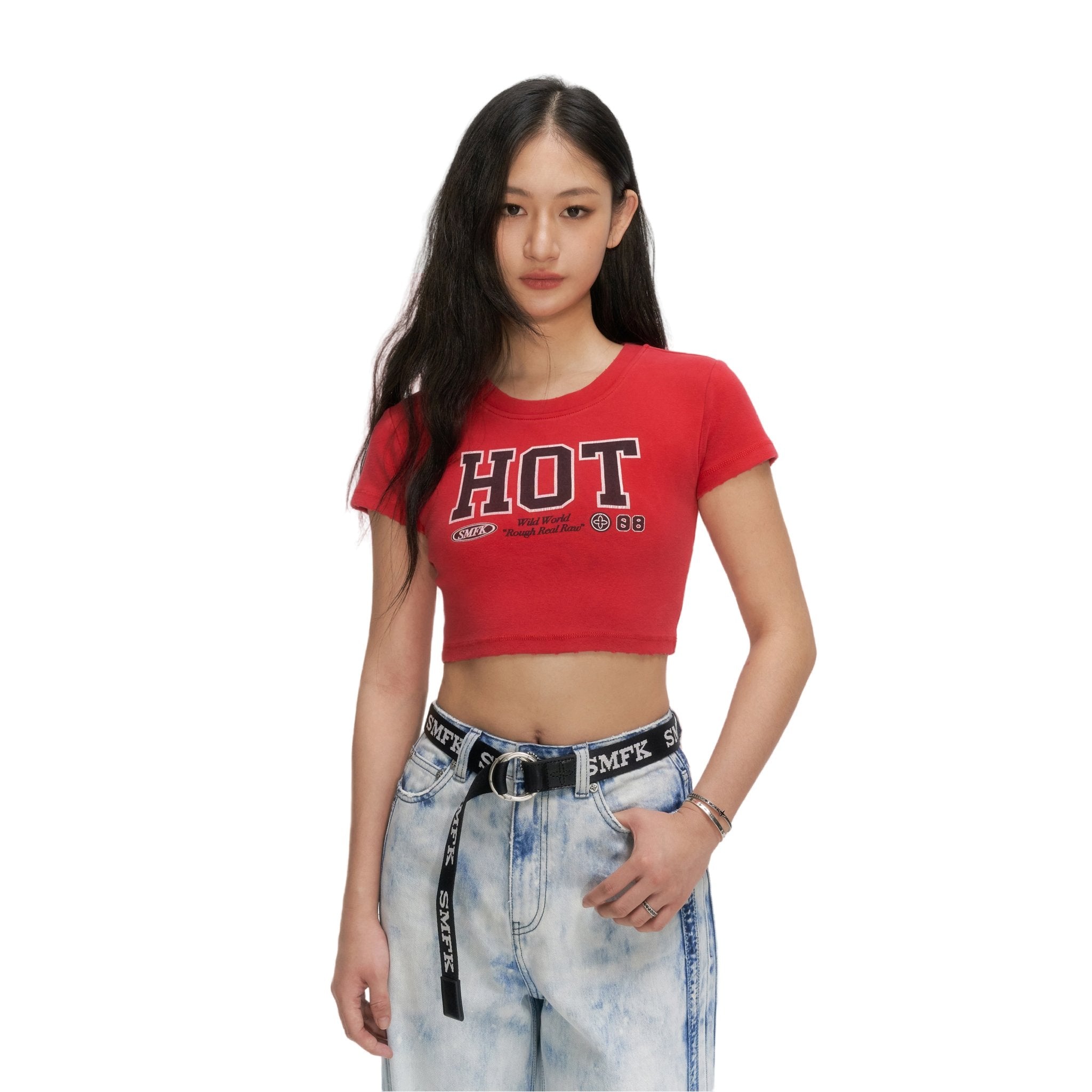 SMFK Compass Dancing Red Short T-shirt | MADA IN CHINA