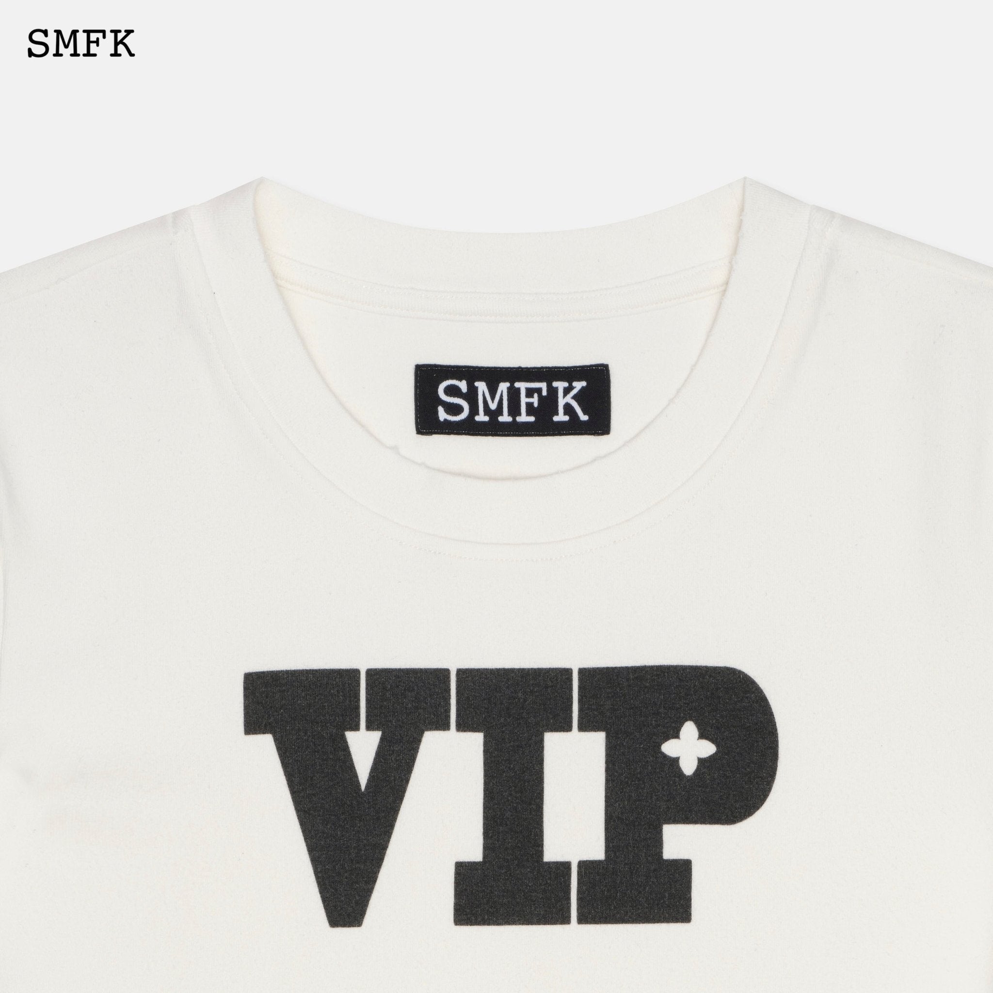 SMFK Compass Dancing White Short T-shirt | MADA IN CHINA