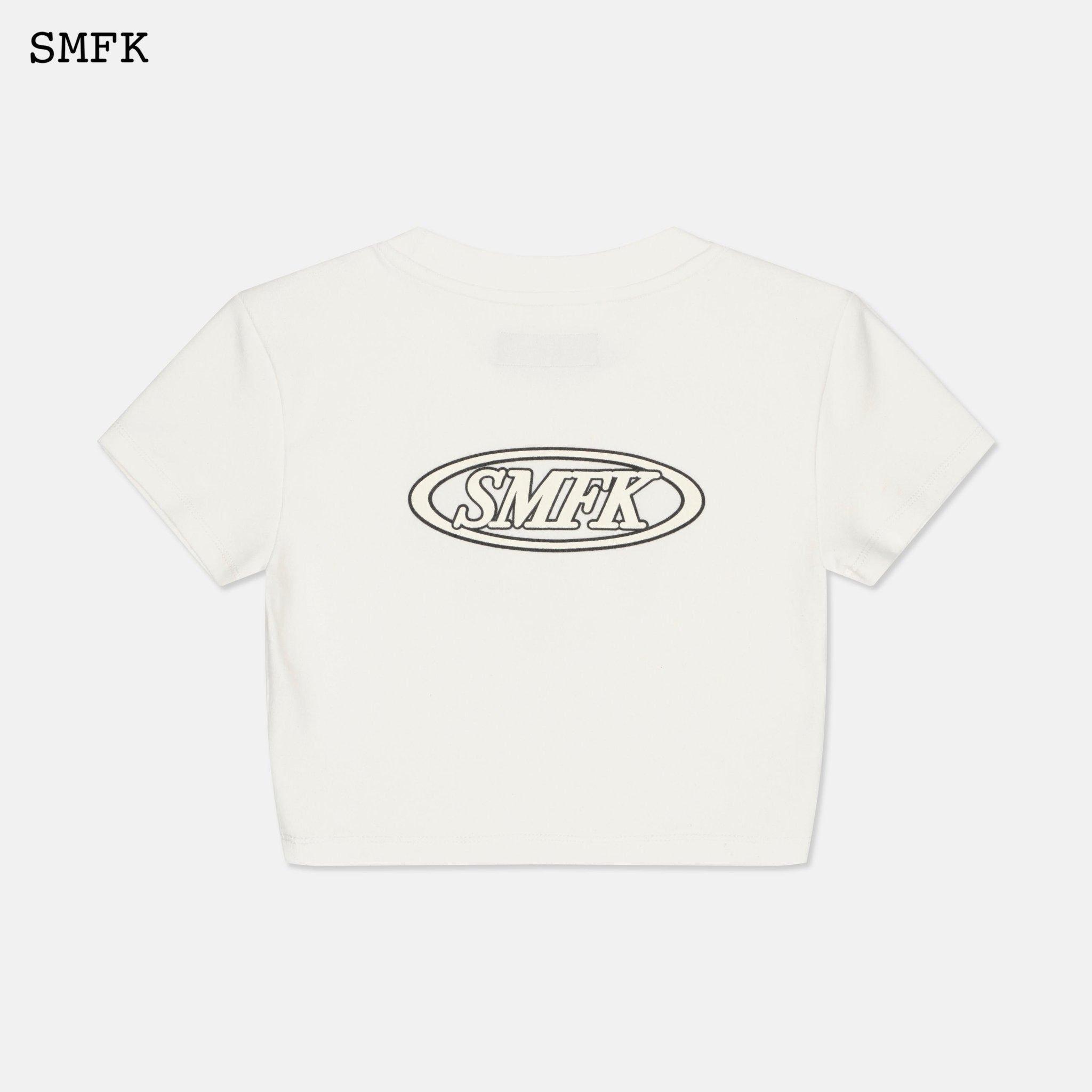 SMFK Compass Dancing White Short T-shirt | MADA IN CHINA