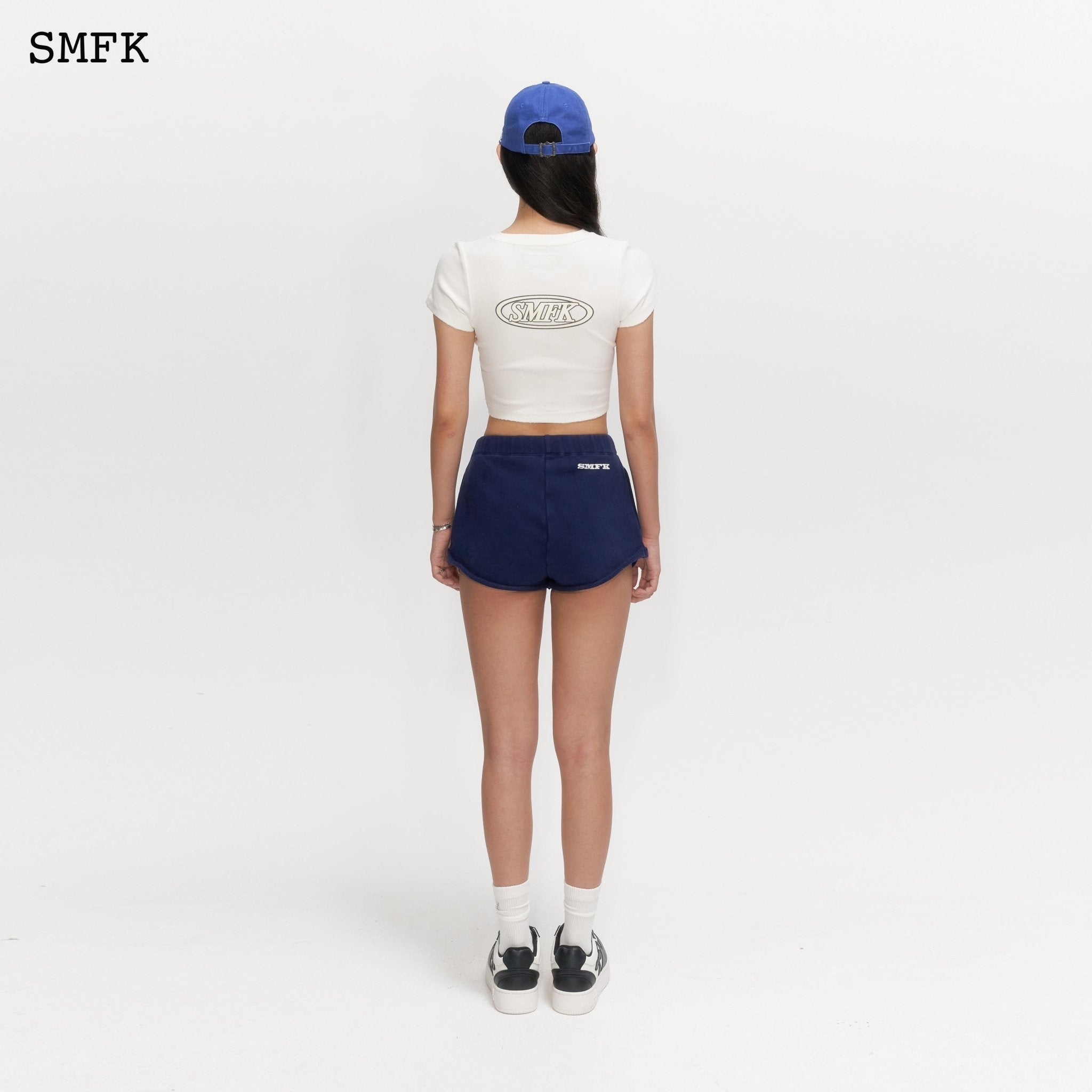 SMFK Compass Dancing White Short T-shirt | MADA IN CHINA