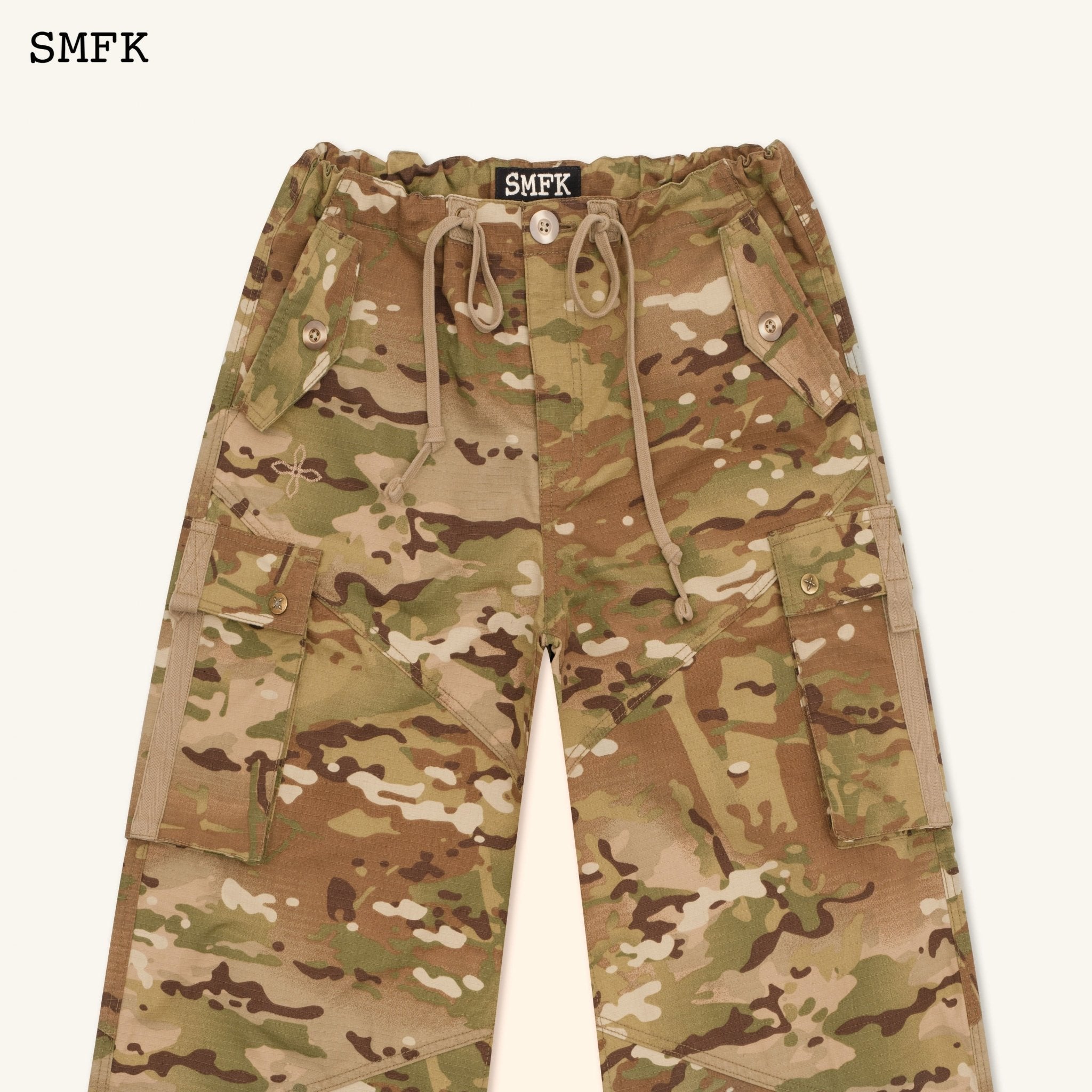 SMFK Compass Forest Camouflage Retro Paratrooper Pants | MADA IN CHINA