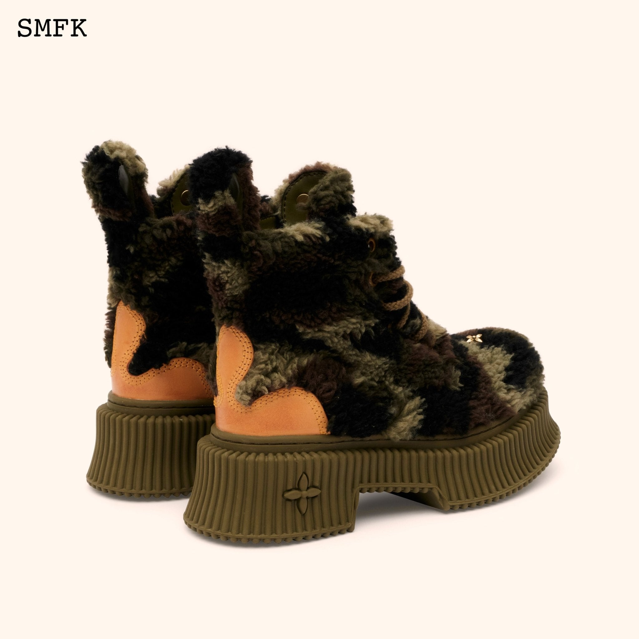 SMFK Compass Green Camouflage Desert Boots | MADA IN CHINA