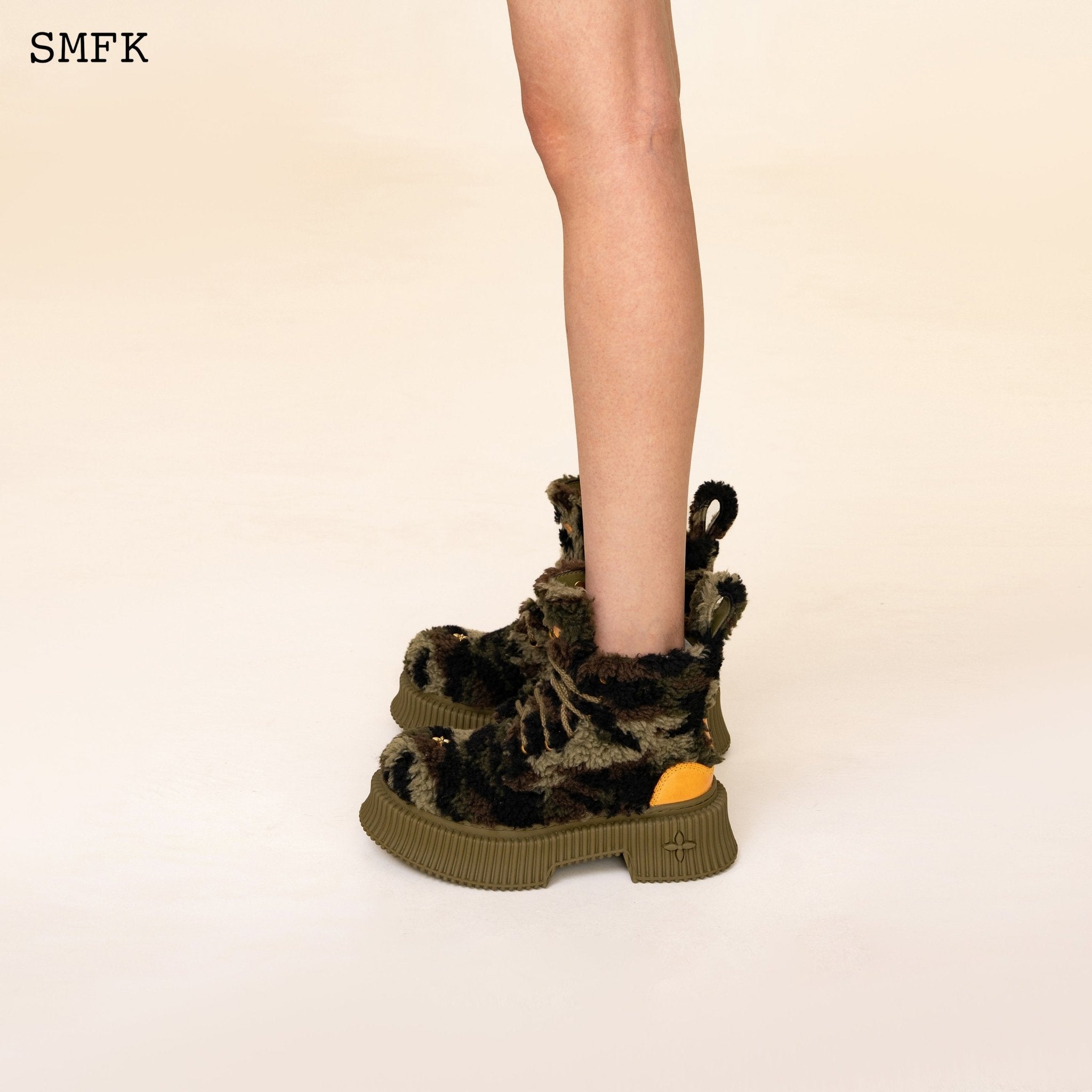 SMFK Compass Green Camouflage Desert Boots | MADA IN CHINA