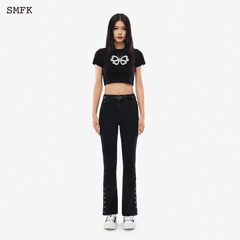 SMFK Compass Love Butterfly Short Body Tee | MADA IN CHINA